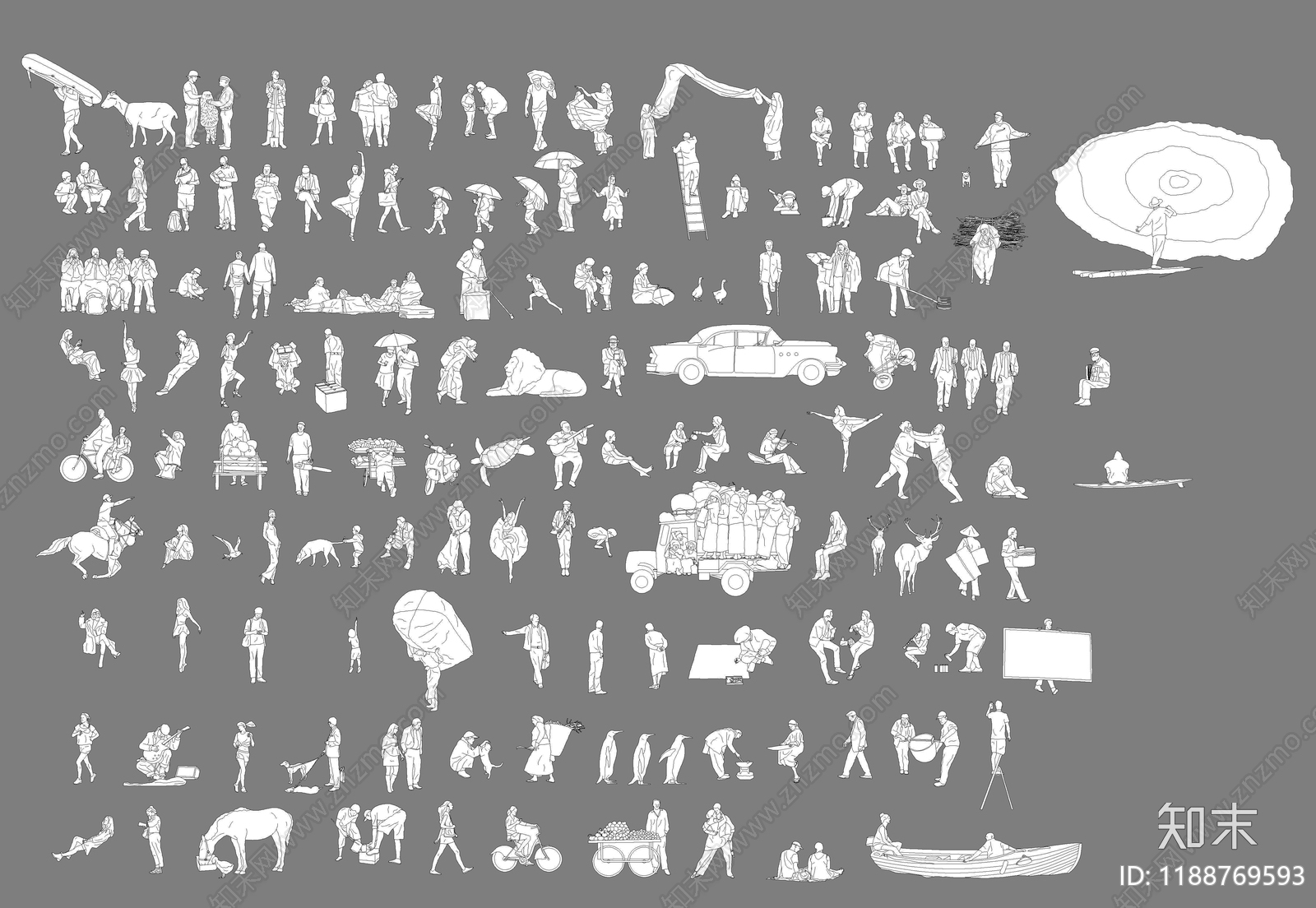 现代人物施工图下载【ID:1188769593】