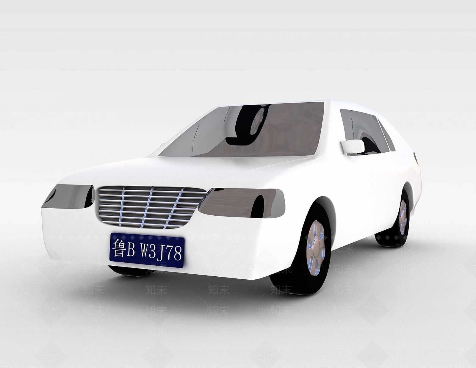 现代小汽车3D模型下载【ID:1188770207】