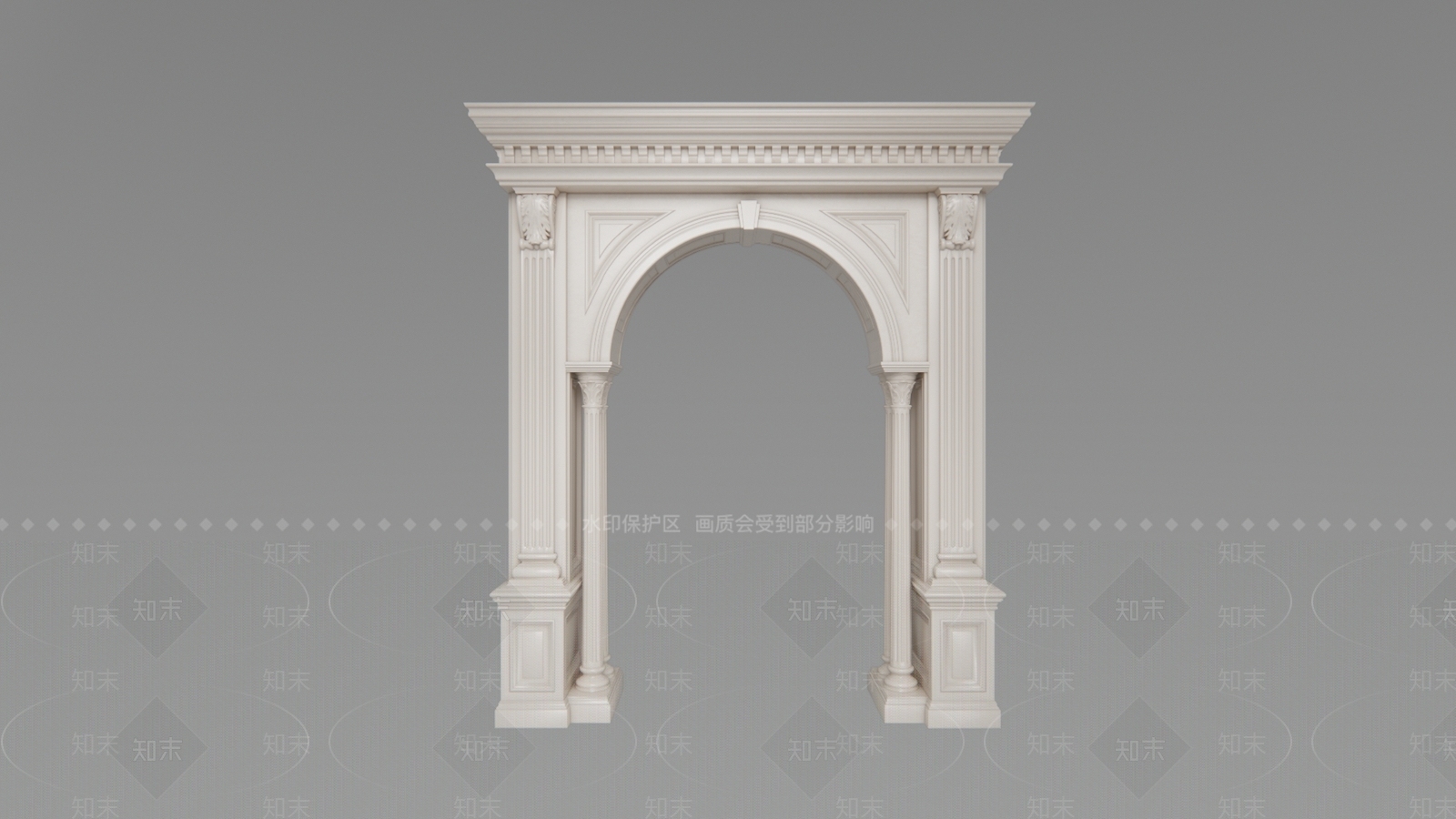 欧式门套SU模型下载【ID:1188773525】