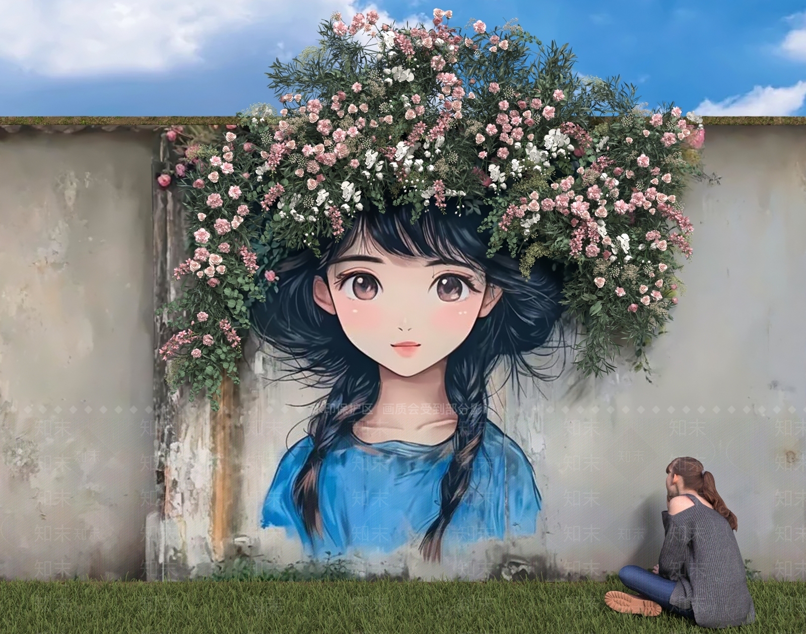 现代围墙3D模型下载【ID:1189243482】