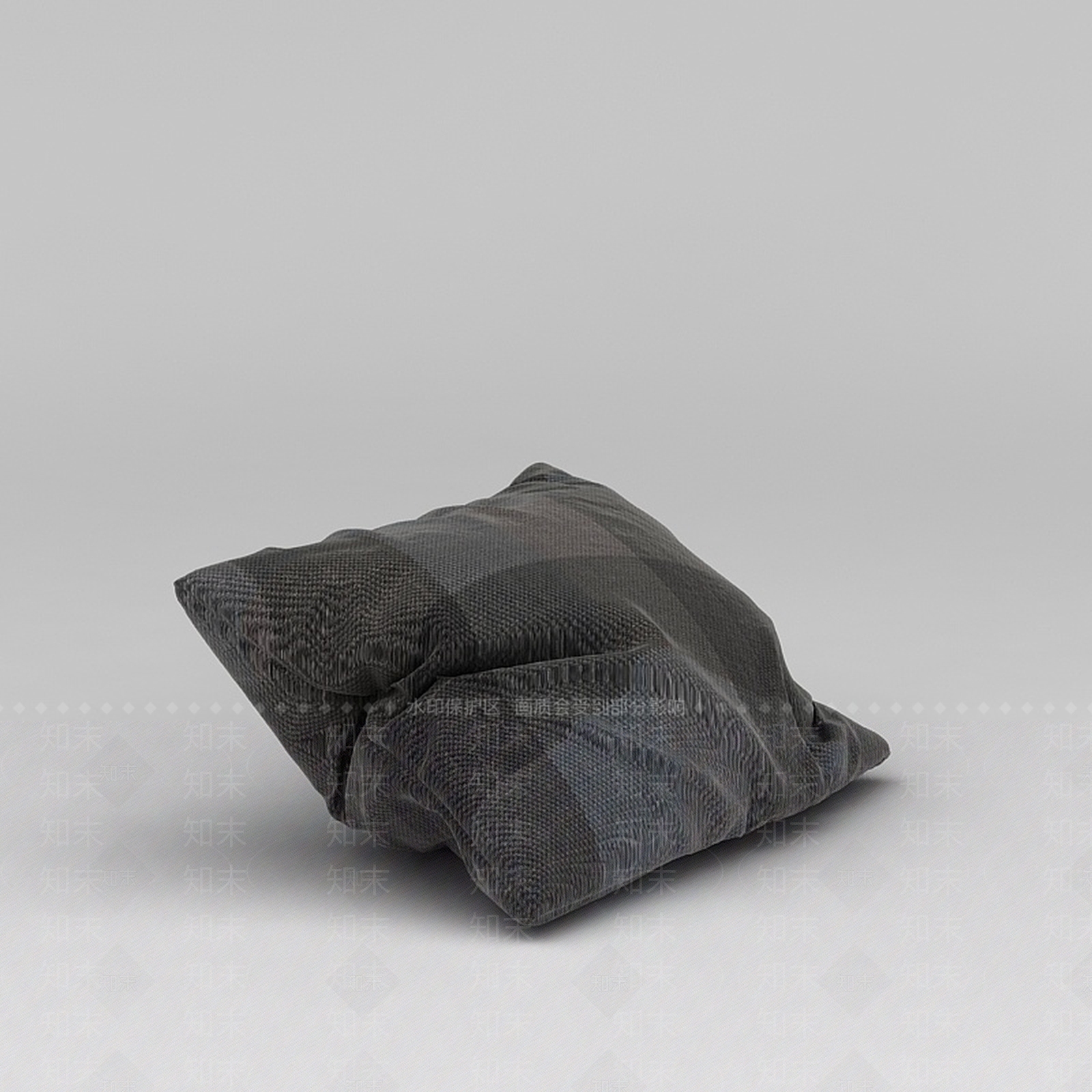 现代布艺抱枕3D模型下载【ID:1188778995】