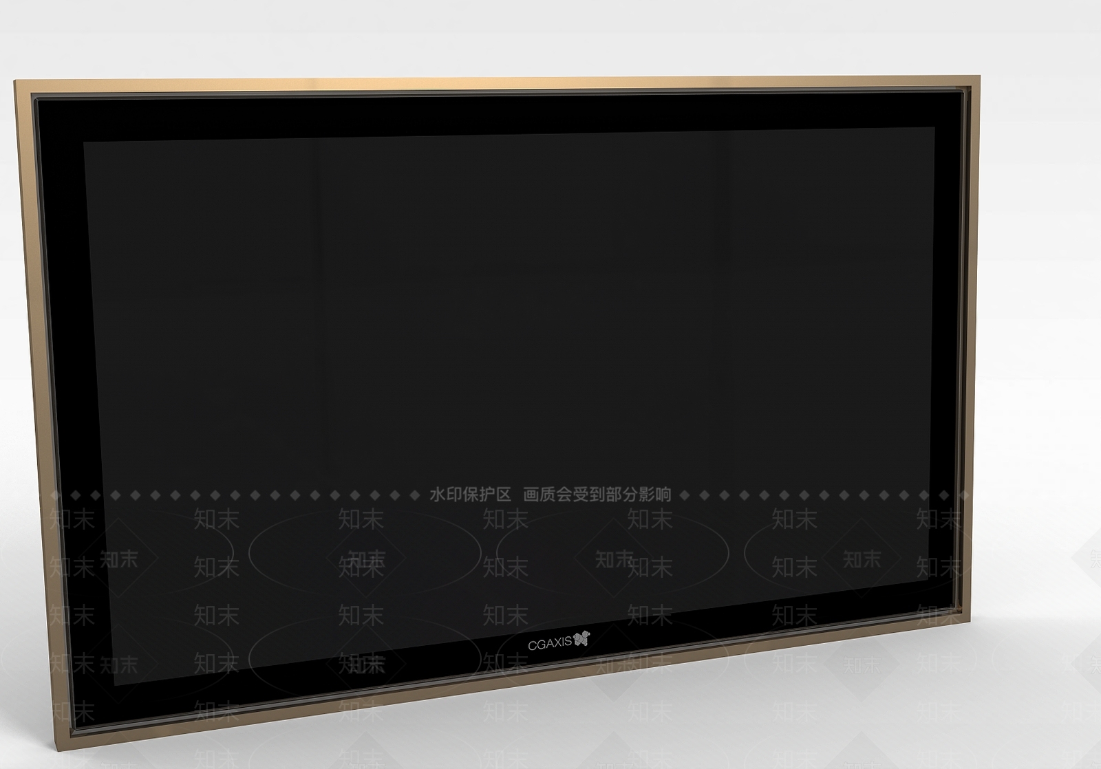 现代电视显示屏3D模型下载【ID:1188782569】