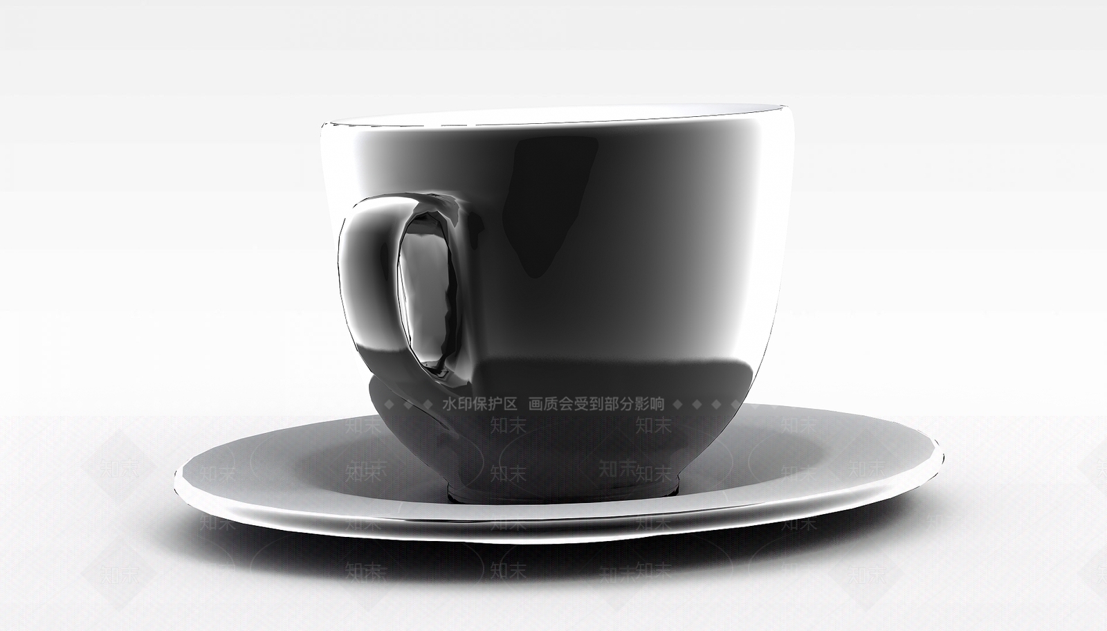 现代陶瓷杯3D模型下载【ID:1188783592】