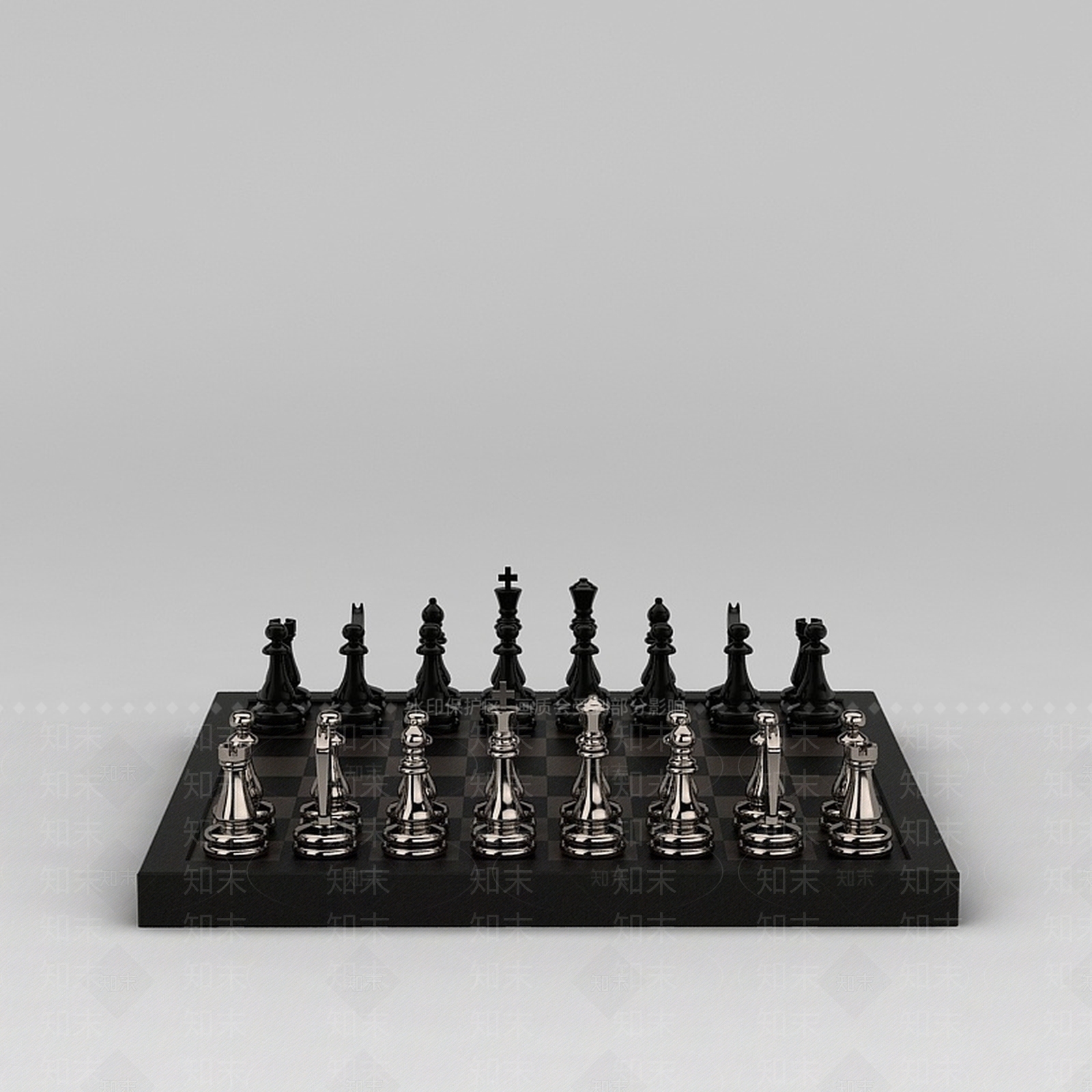 现代国际象棋3D模型下载【ID:1188783723】