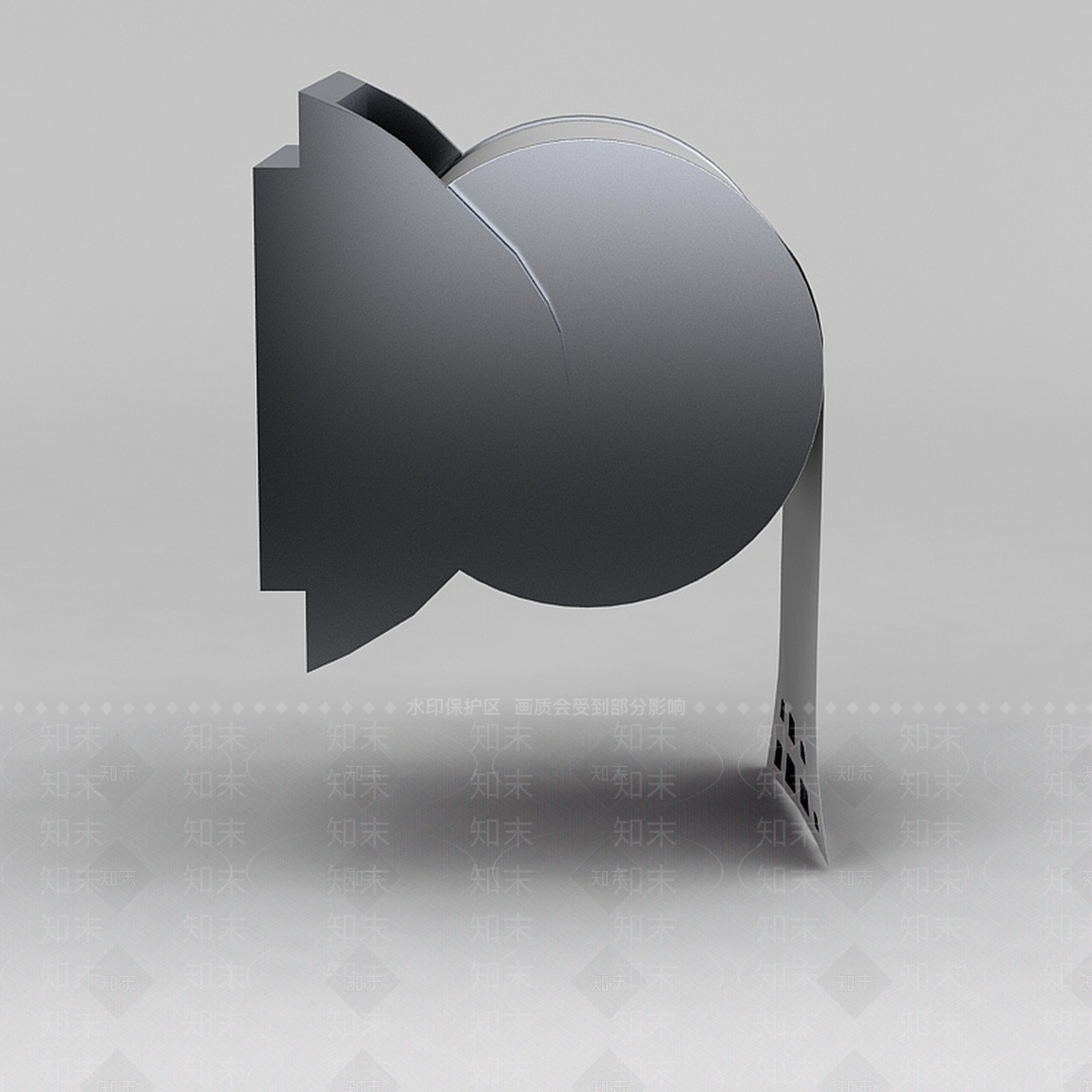 现代厕所卷纸器3D模型下载【ID:1188785980】