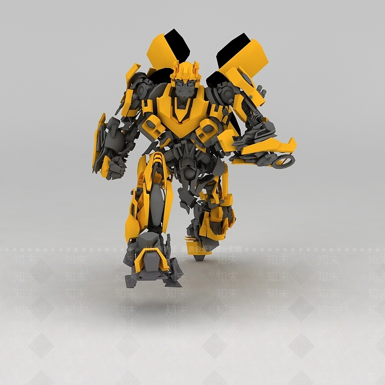 现代变形金刚玩具3D模型下载【ID:1188786837】