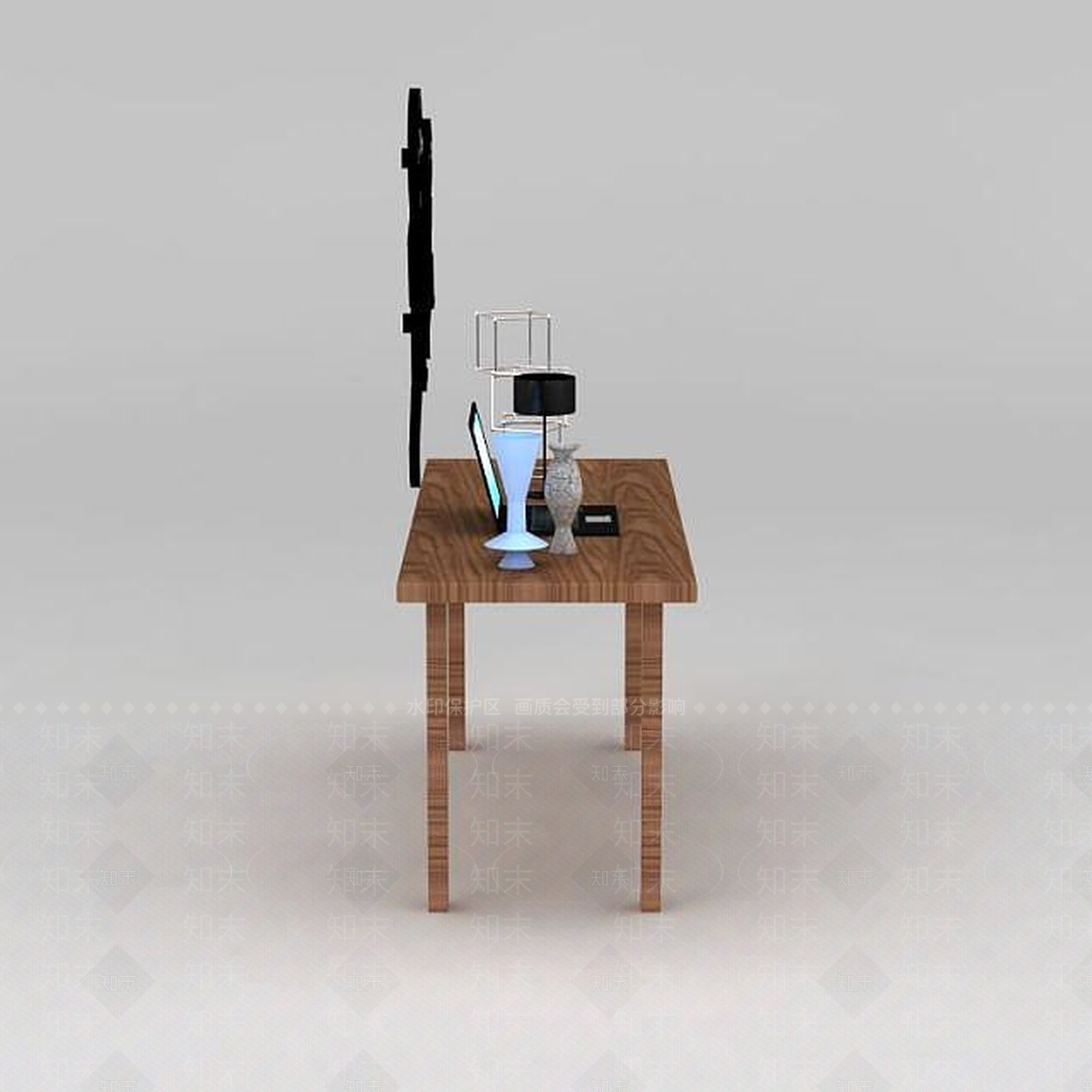 现代人型钟表墙饰3D模型下载【ID:1188789429】