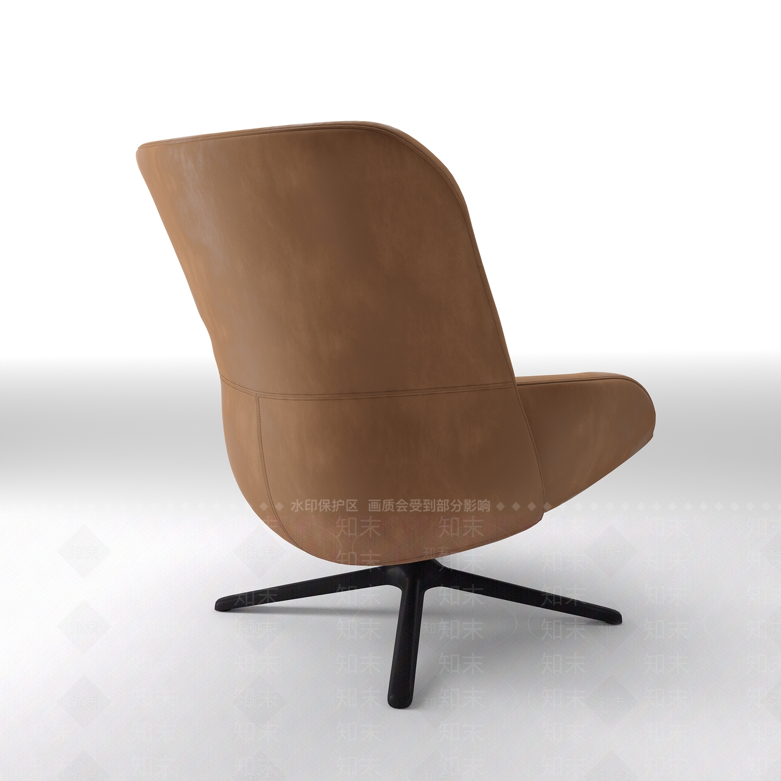 现代意式办公椅3D模型下载【ID:1188790468】
