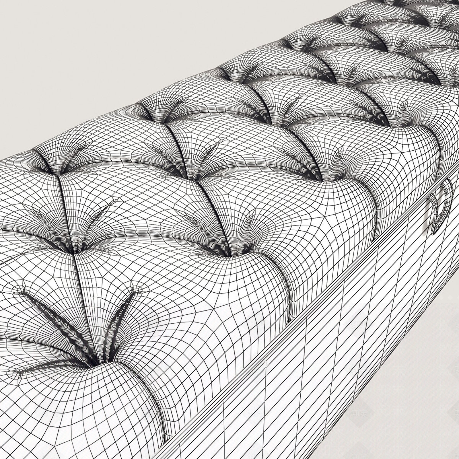 沙发凳3D模型下载【ID:1188793838】