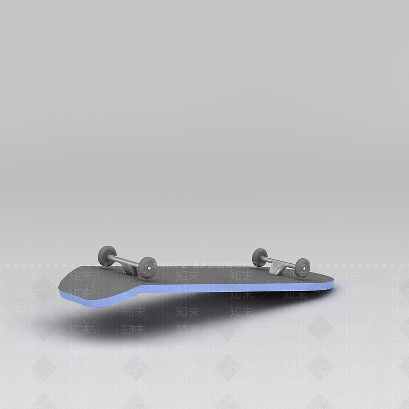 现代单翘滑板3D模型下载【ID:1188798052】