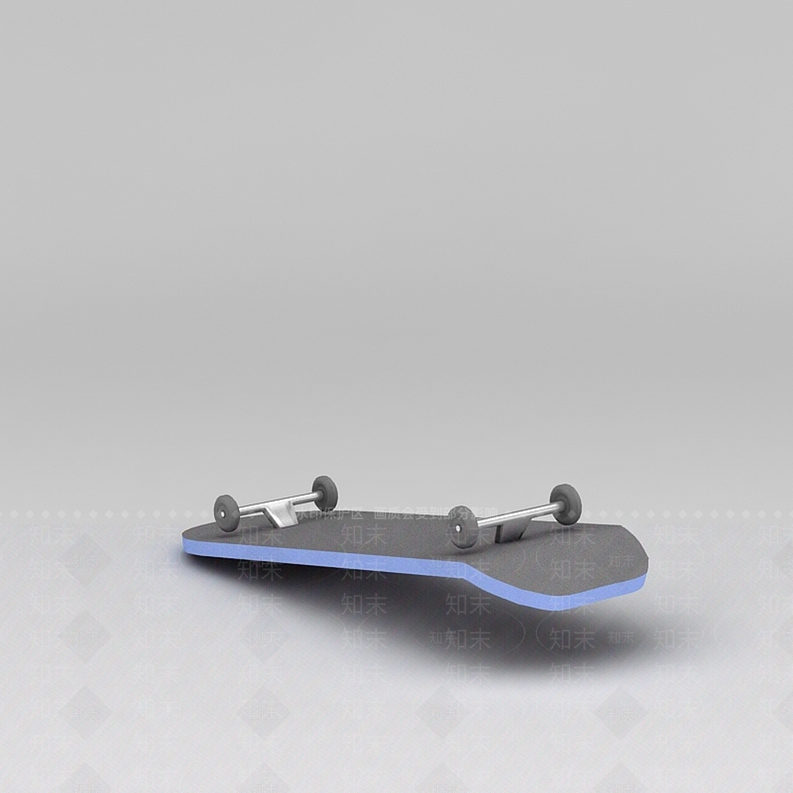 现代单翘滑板3D模型下载【ID:1188798052】