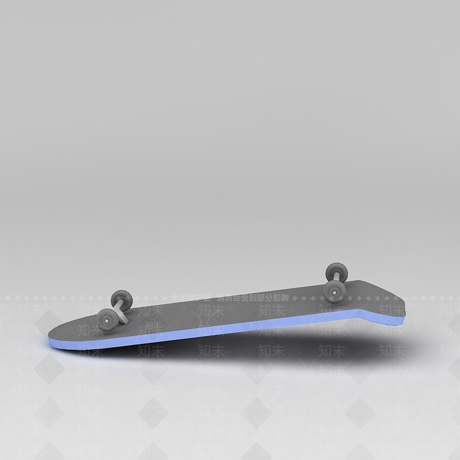 现代单翘滑板3D模型下载【ID:1188798052】