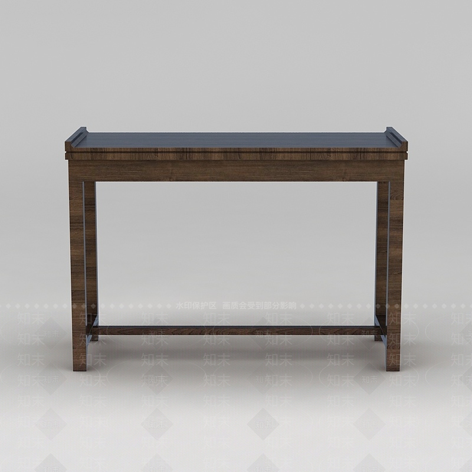 中式原木桌案3D模型下载【ID:1188798247】