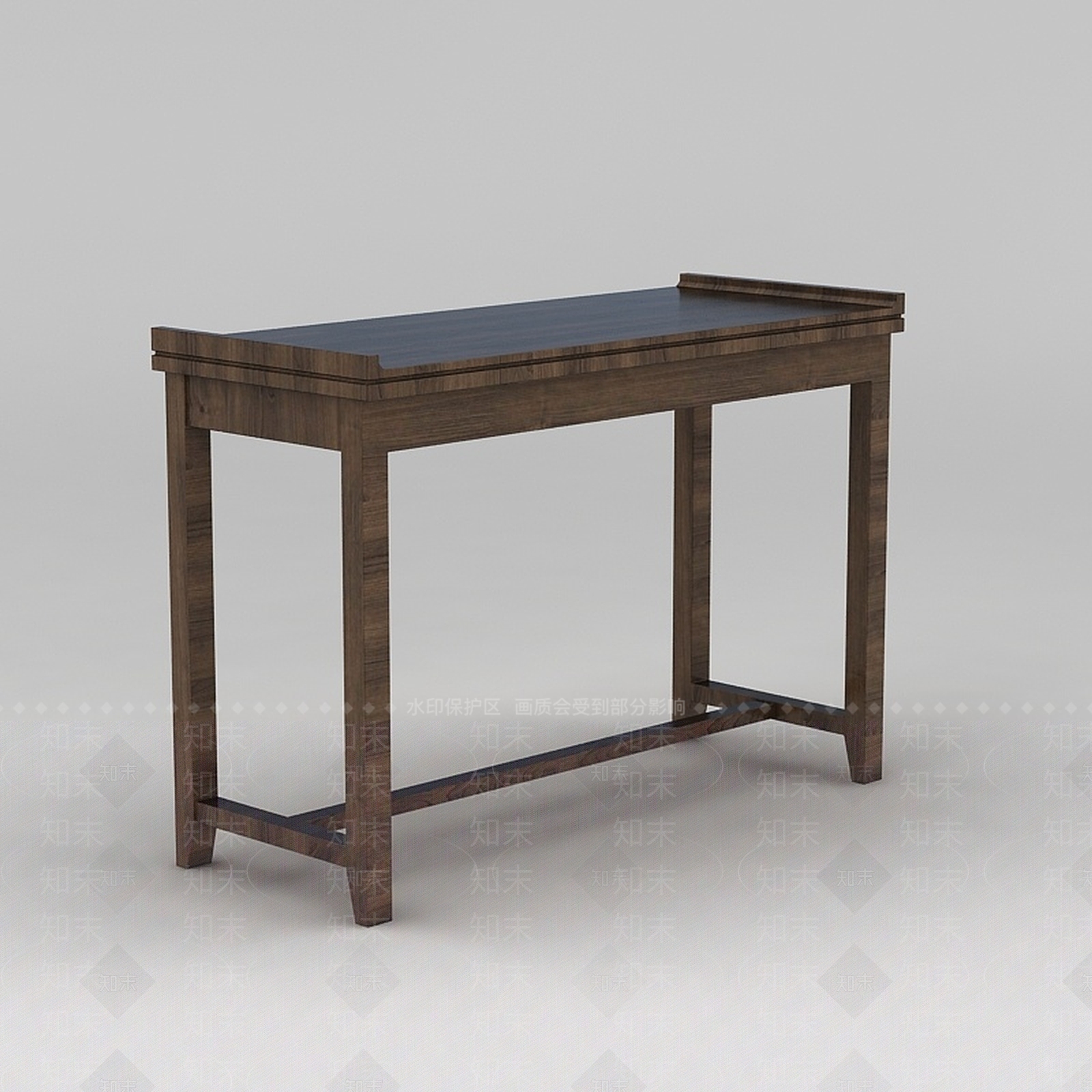 中式原木桌案3D模型下载【ID:1188798247】