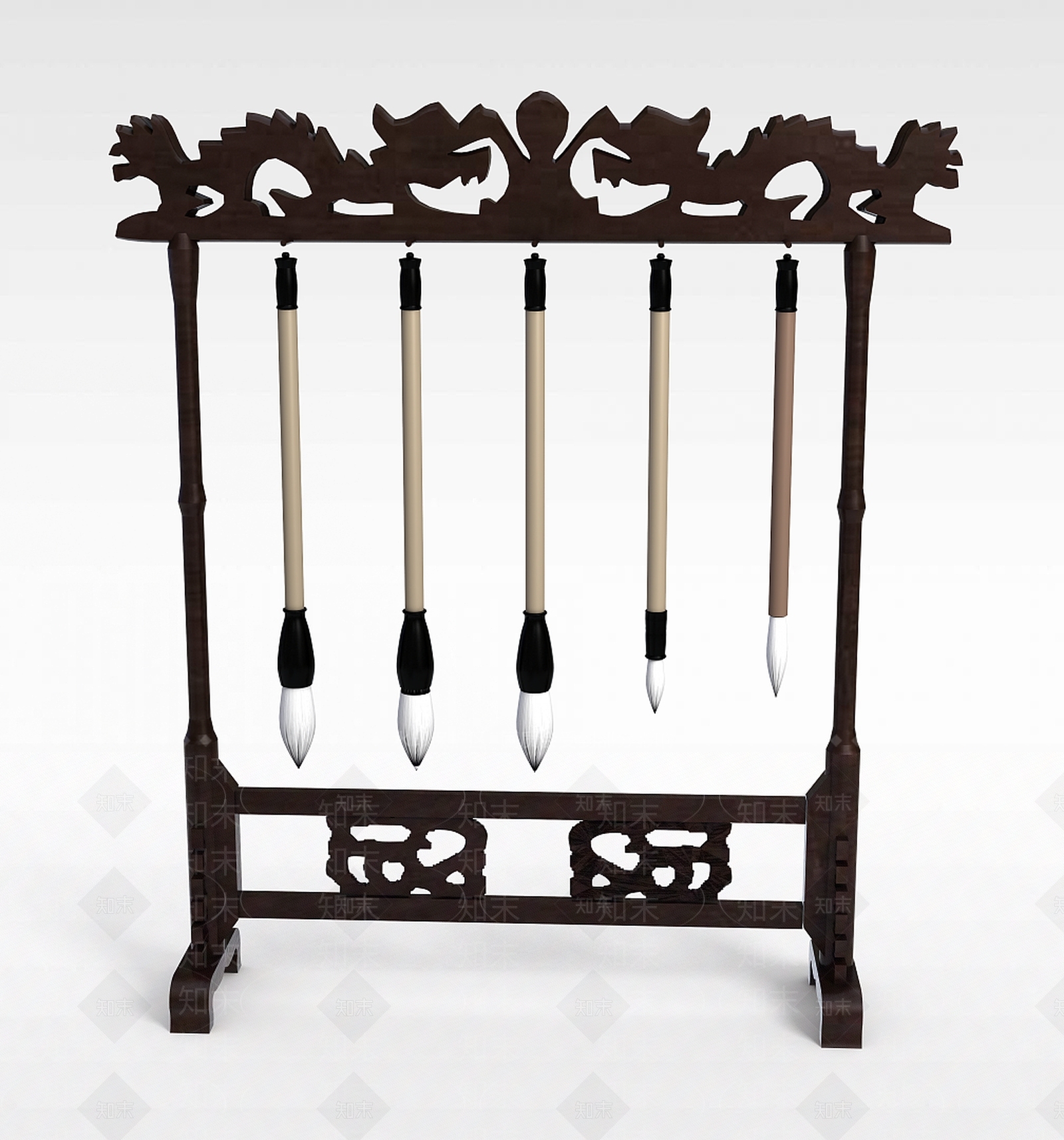 现代毛笔架3D模型下载【ID:1188798376】