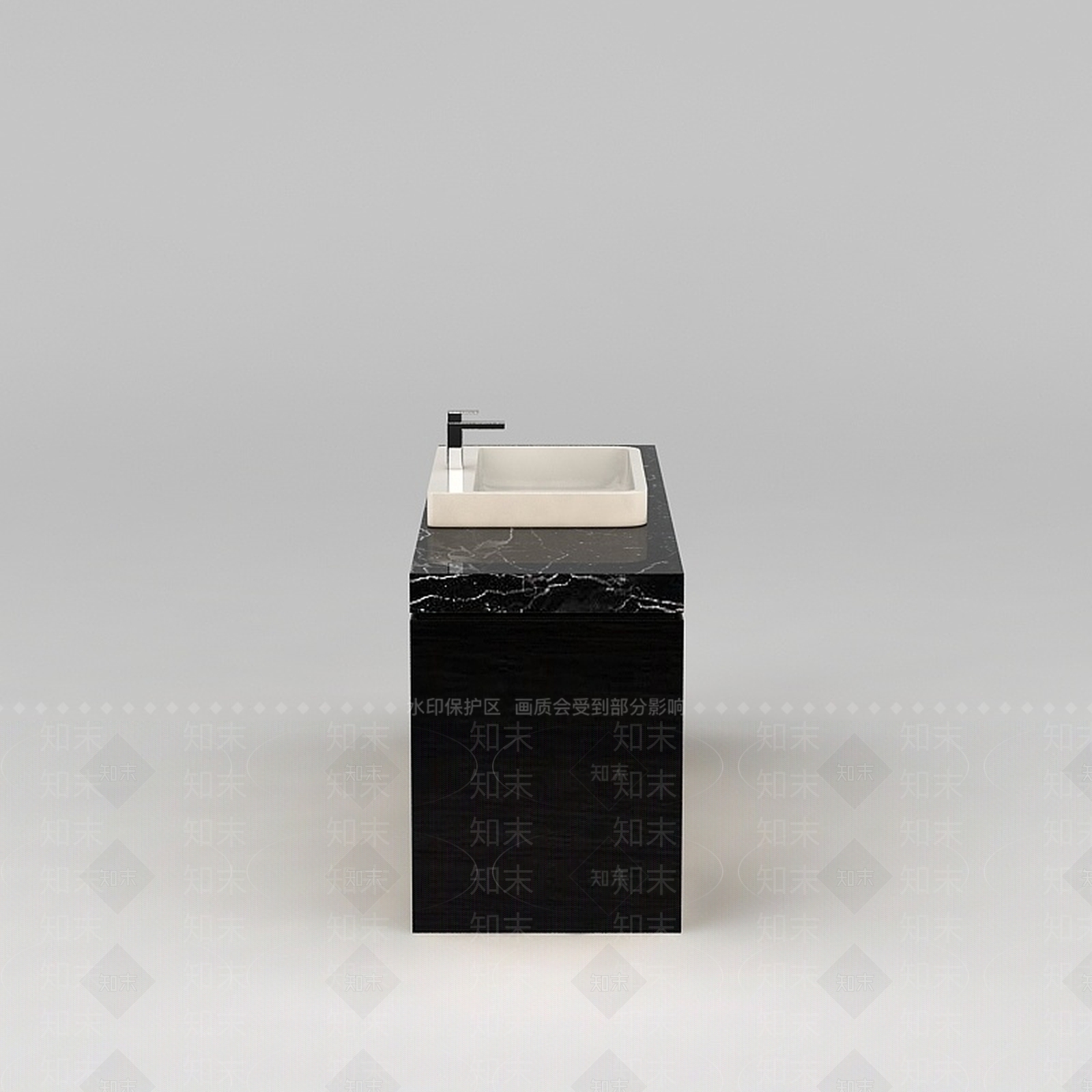 现代餐厅洗手台盆3D模型下载【ID:1188798500】