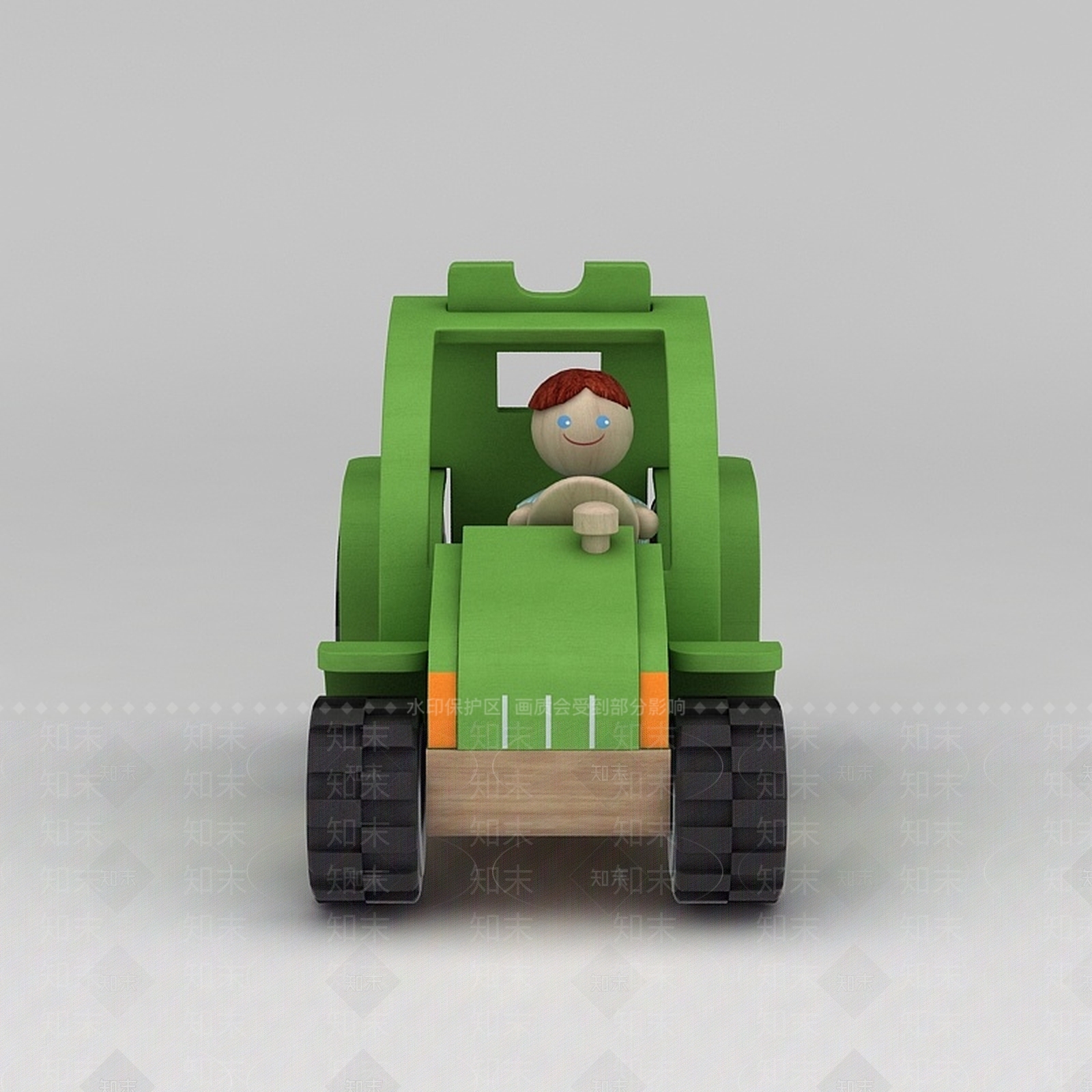 现代儿童玩具车3D模型下载【ID:1188798758】