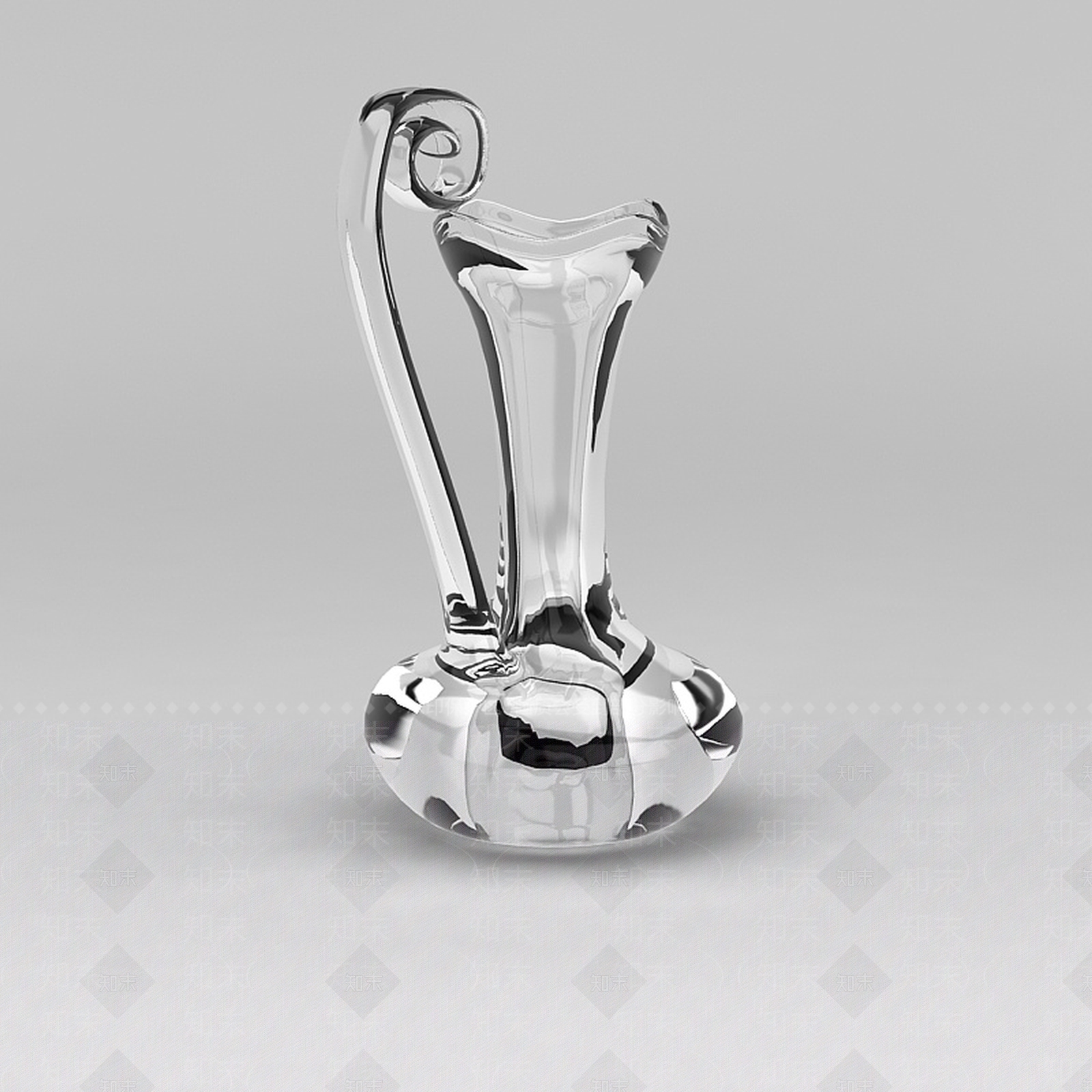 现代水晶摆件3D模型下载【ID:1188799941】