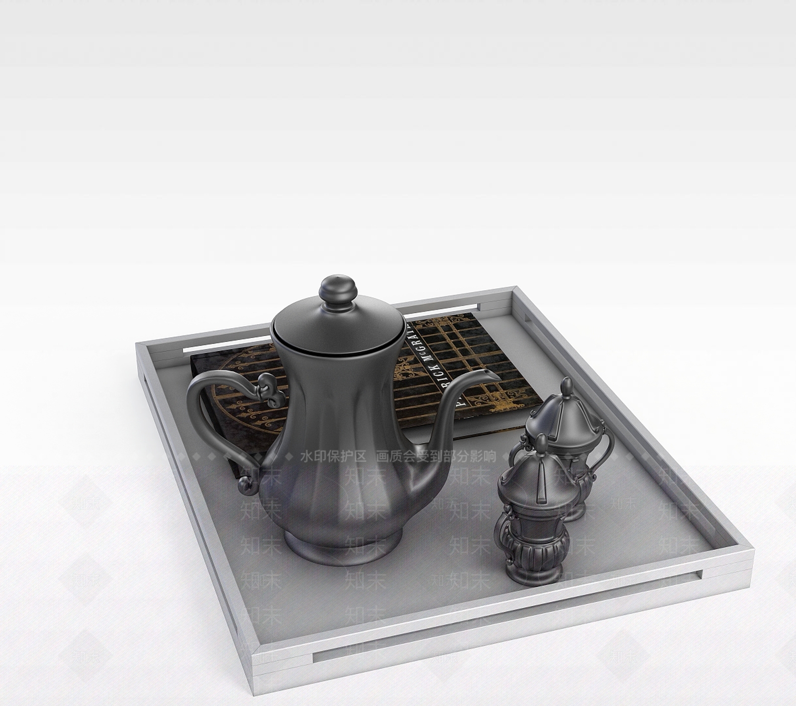 欧式古典欧式酒杯酒壶3D模型下载【ID:1188799943】