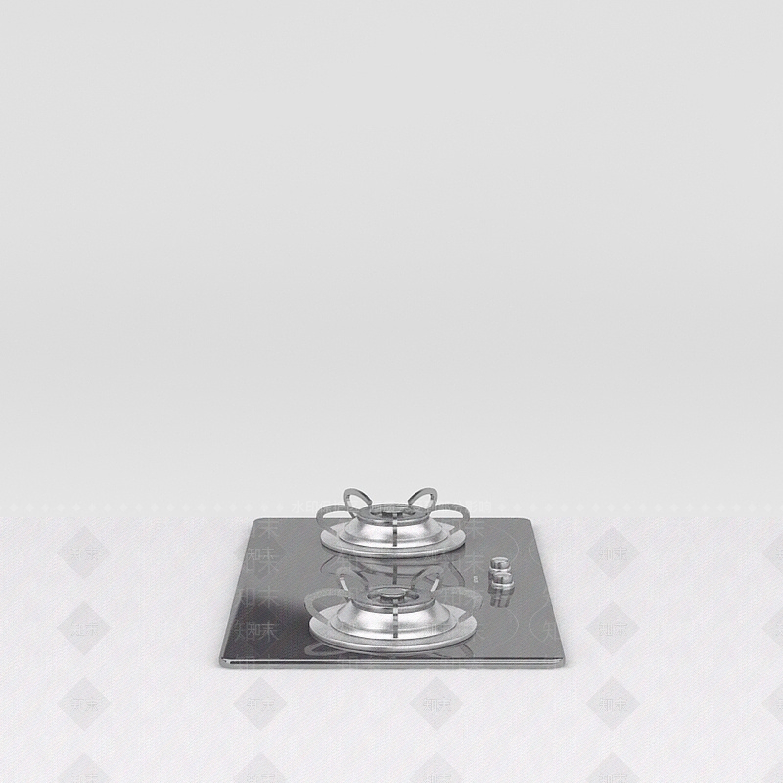 现代燃气灶3D模型下载【ID:1188800357】