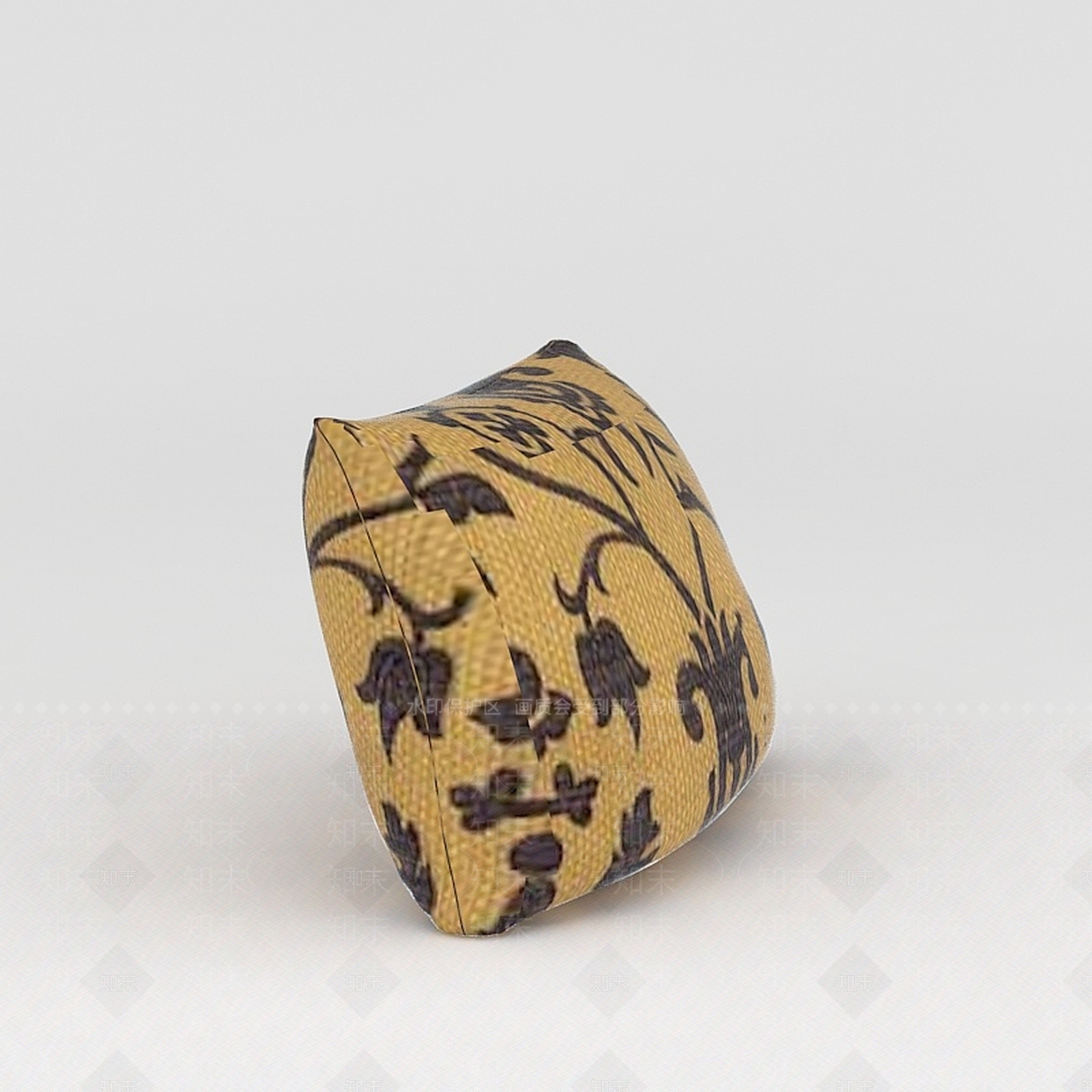 现代印花抱枕3D模型下载【ID:1188800557】