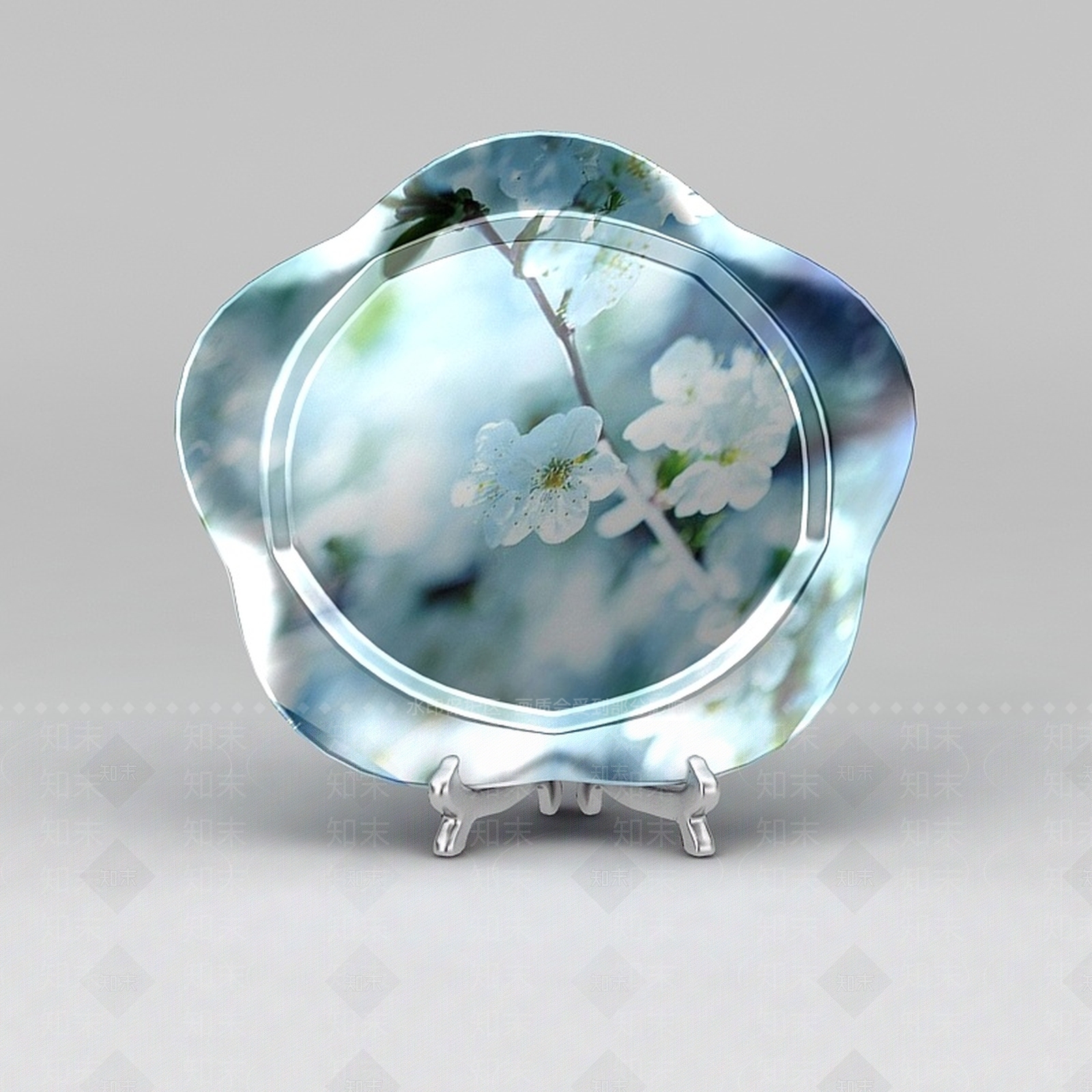 现代室内装饰盘子3D模型下载【ID:1188801844】