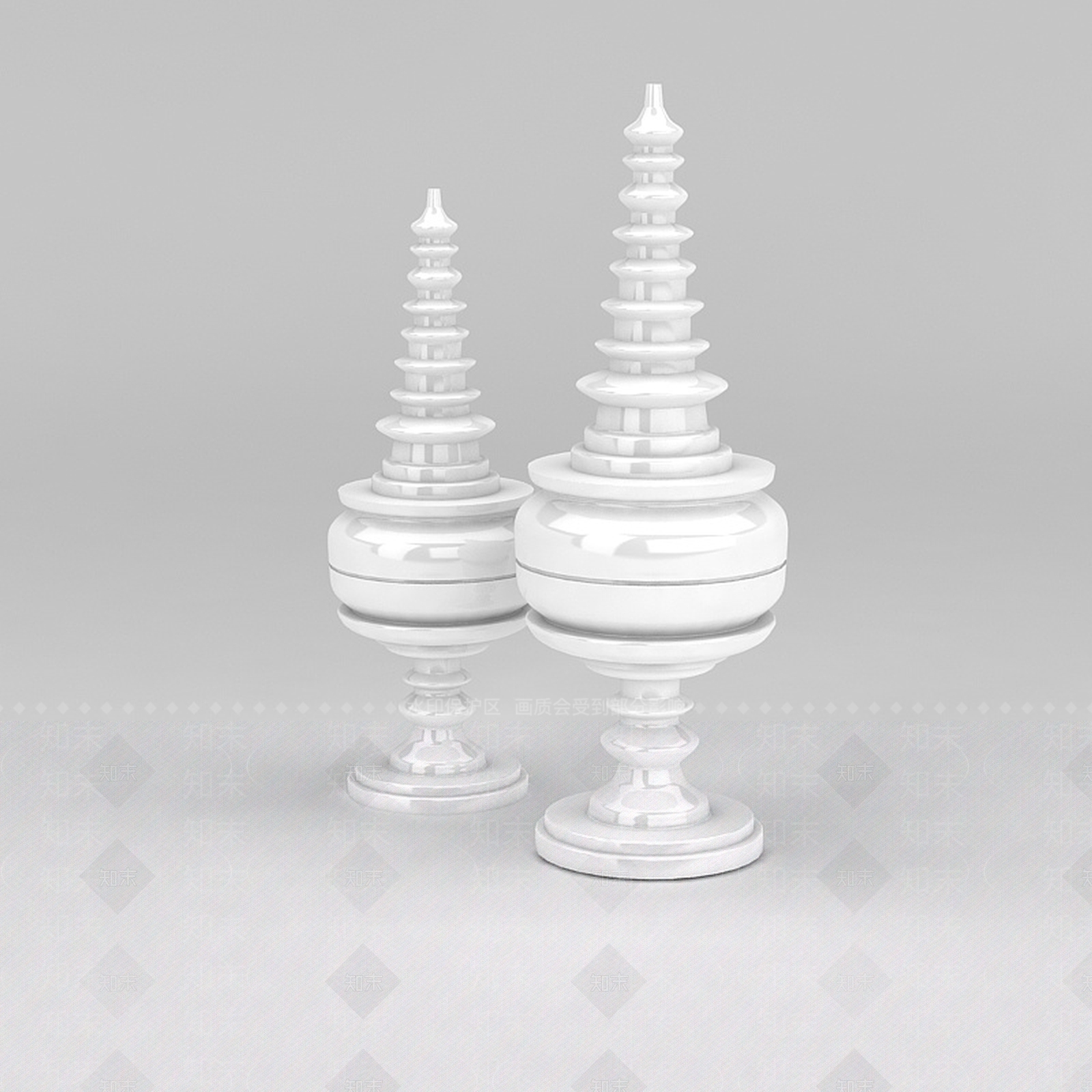 现代摆件工艺品3D模型下载【ID:1188801888】