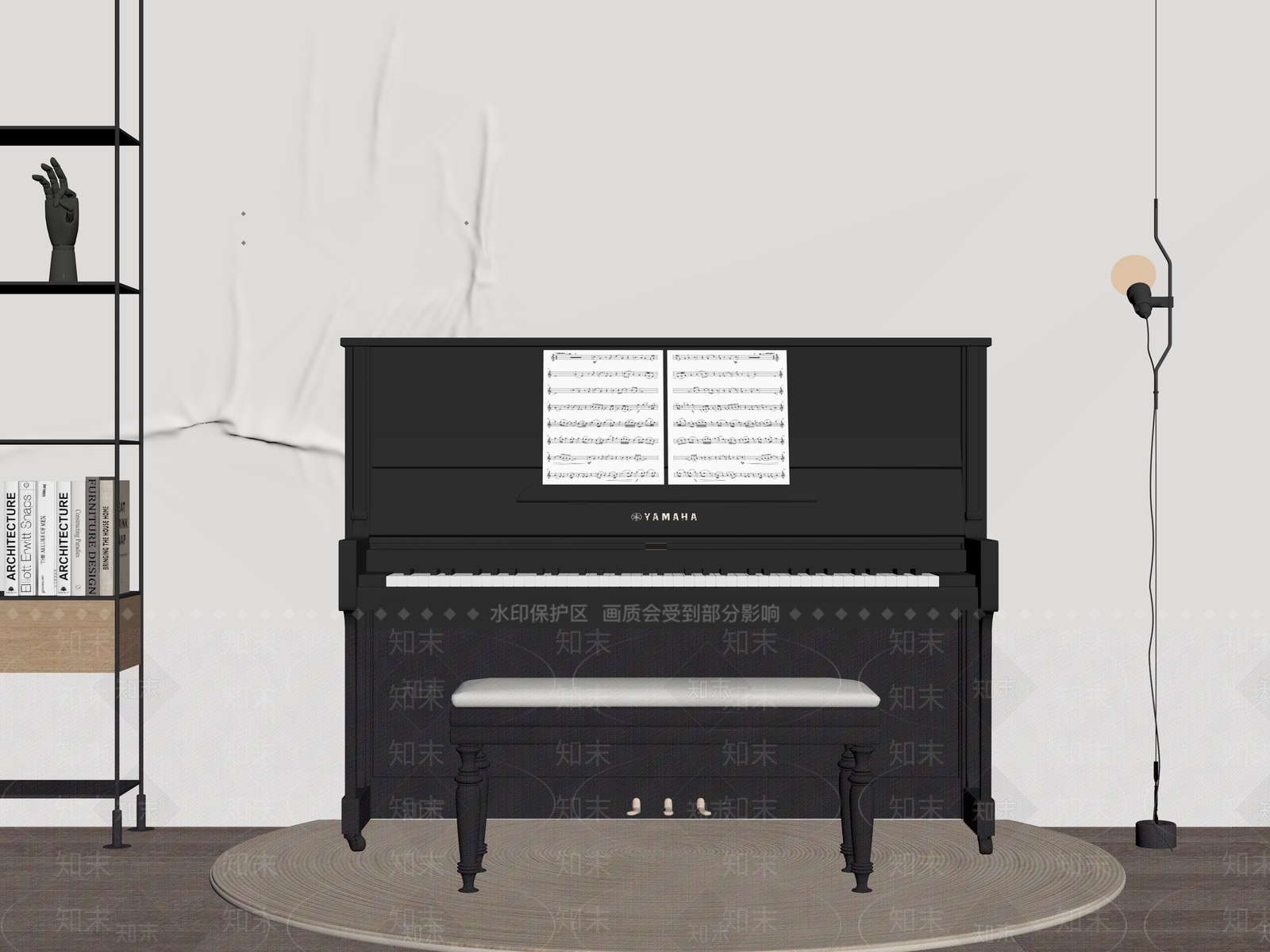 乐器SU模型下载【ID:1188803233】