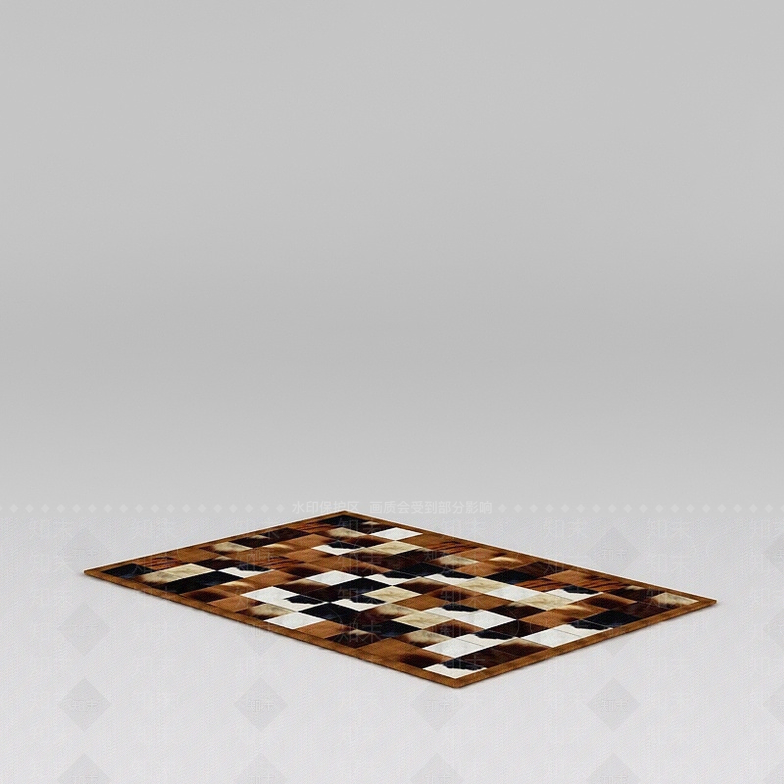 现代拼图地毯3D模型下载【ID:1188803106】