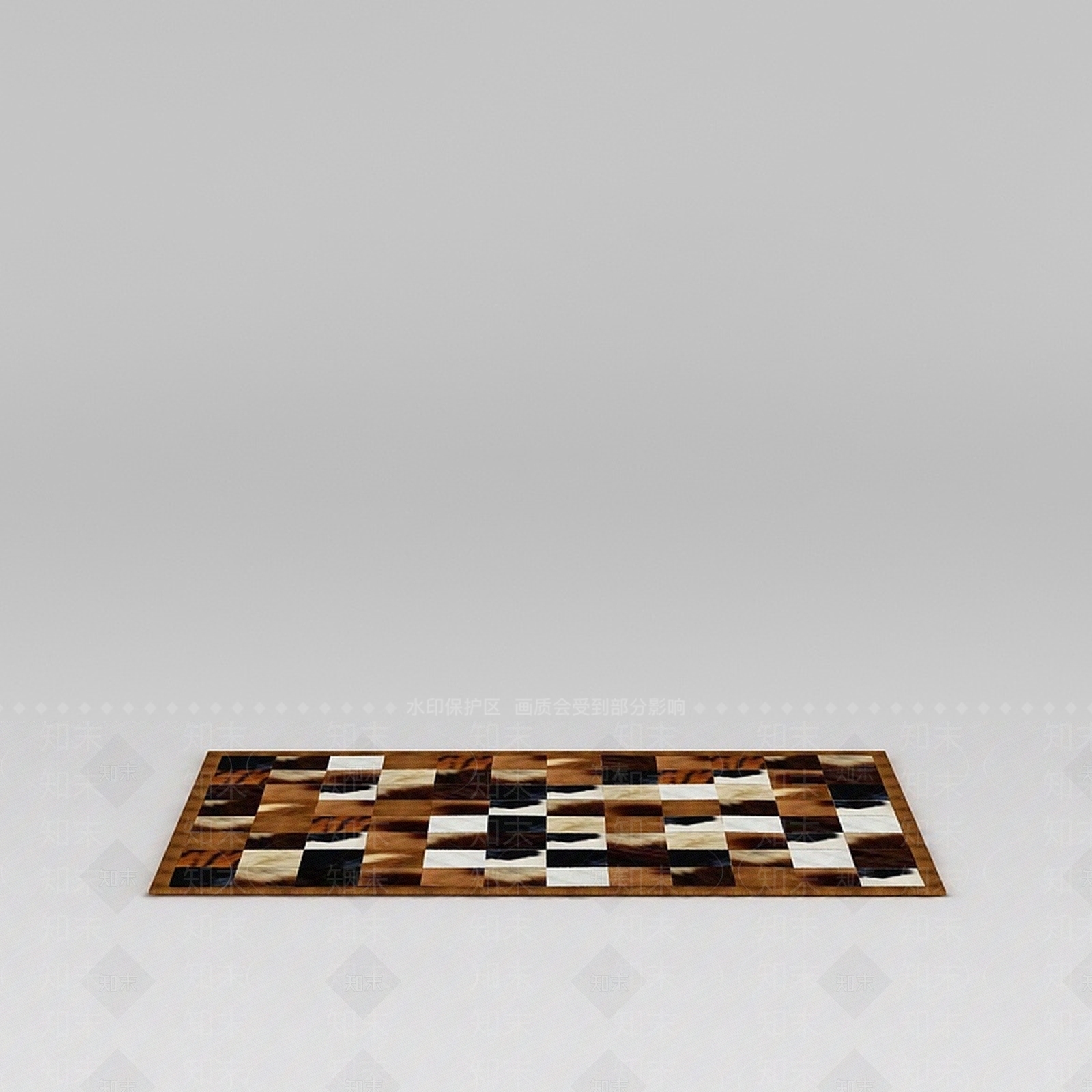现代拼图地毯3D模型下载【ID:1188803106】