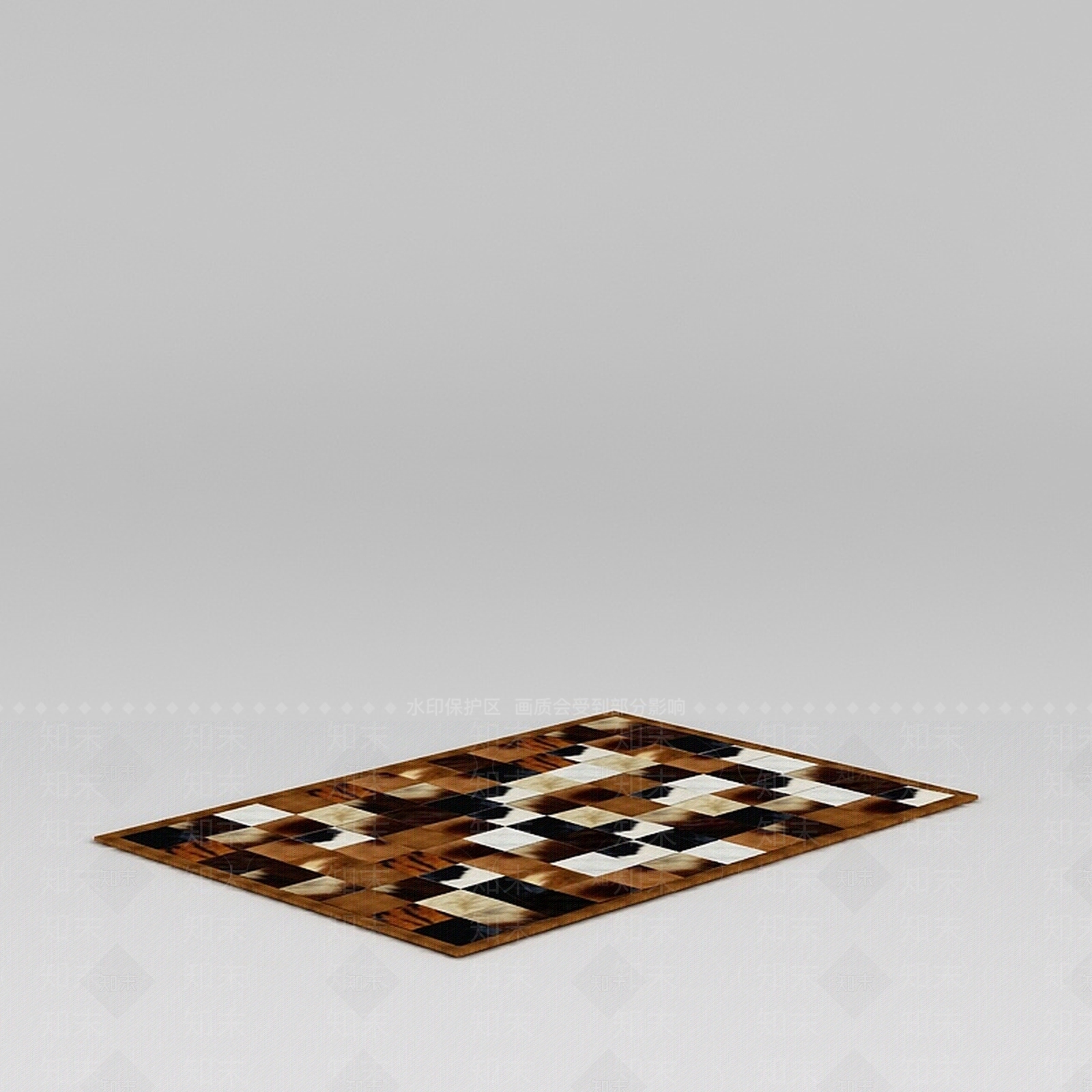 现代拼图地毯3D模型下载【ID:1188803106】