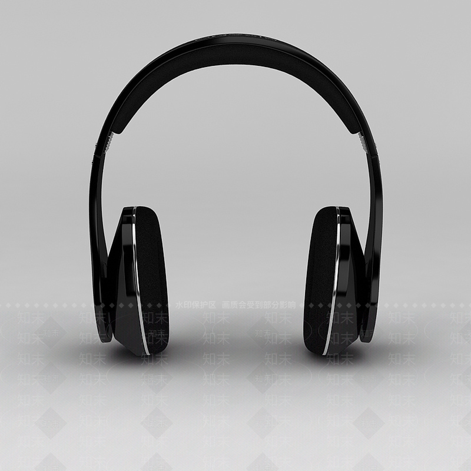 现代头戴式耳机3D模型下载【ID:1188805611】
