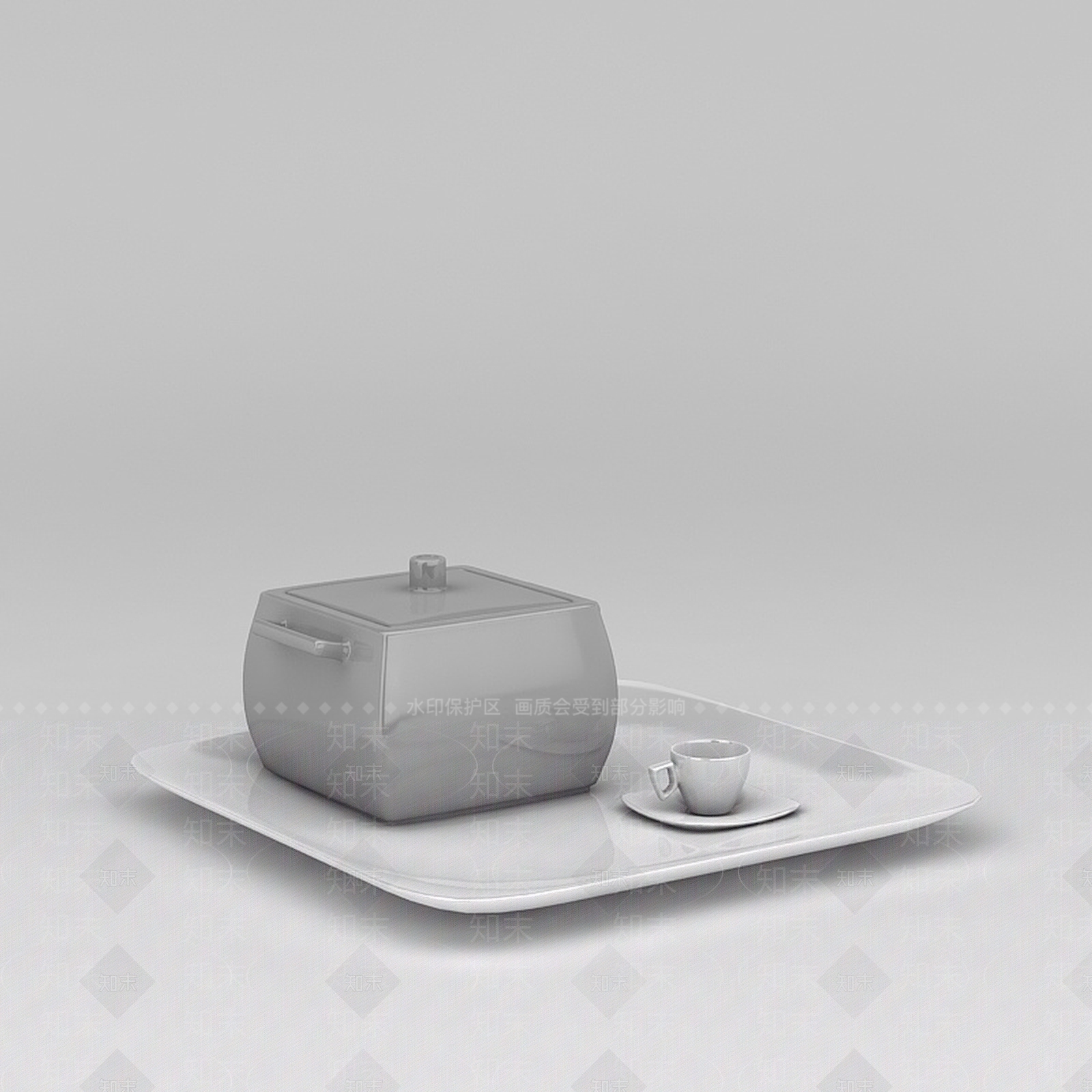 现代茶具3D模型下载【ID:1188806259】