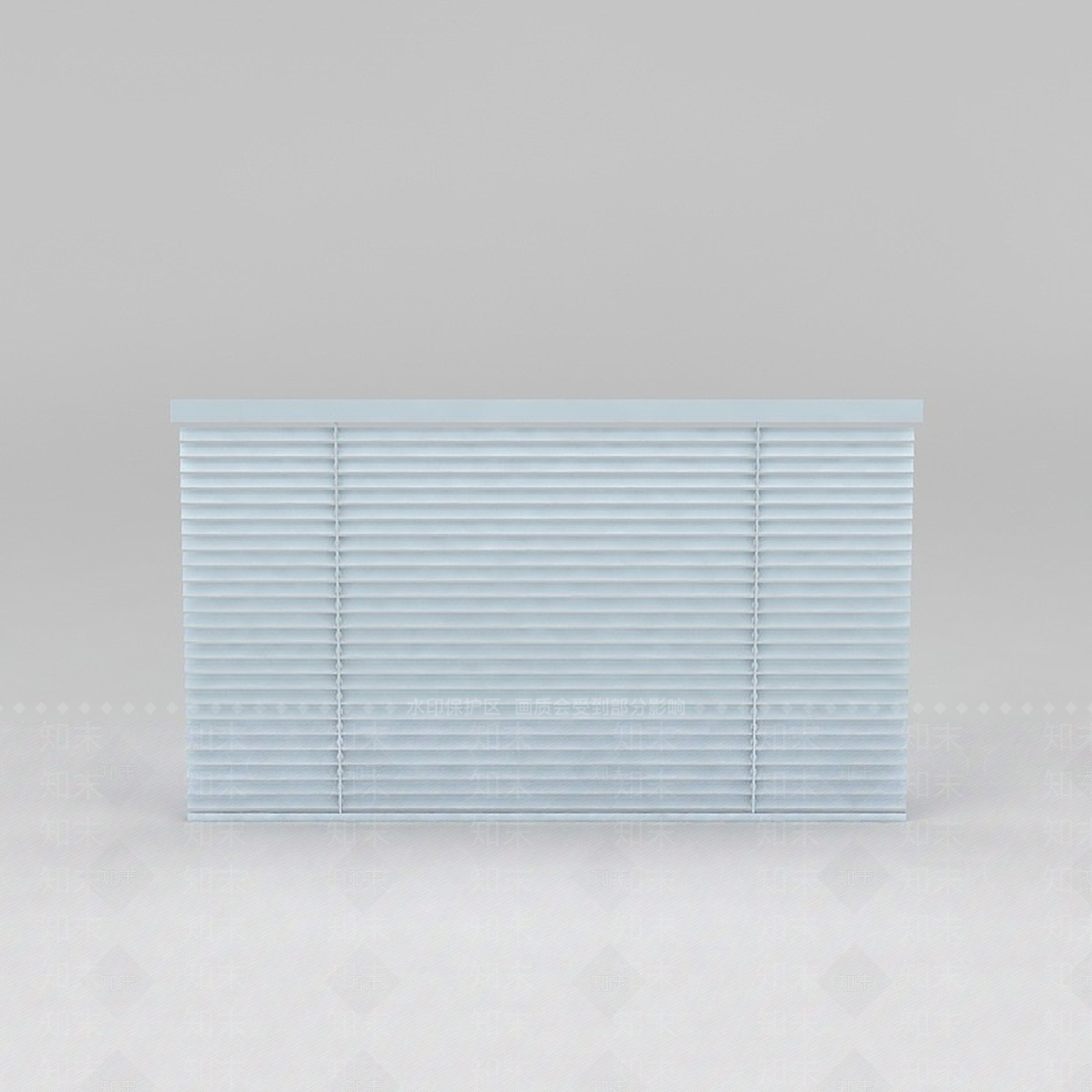 现代百叶窗帘3D模型下载【ID:1188810132】