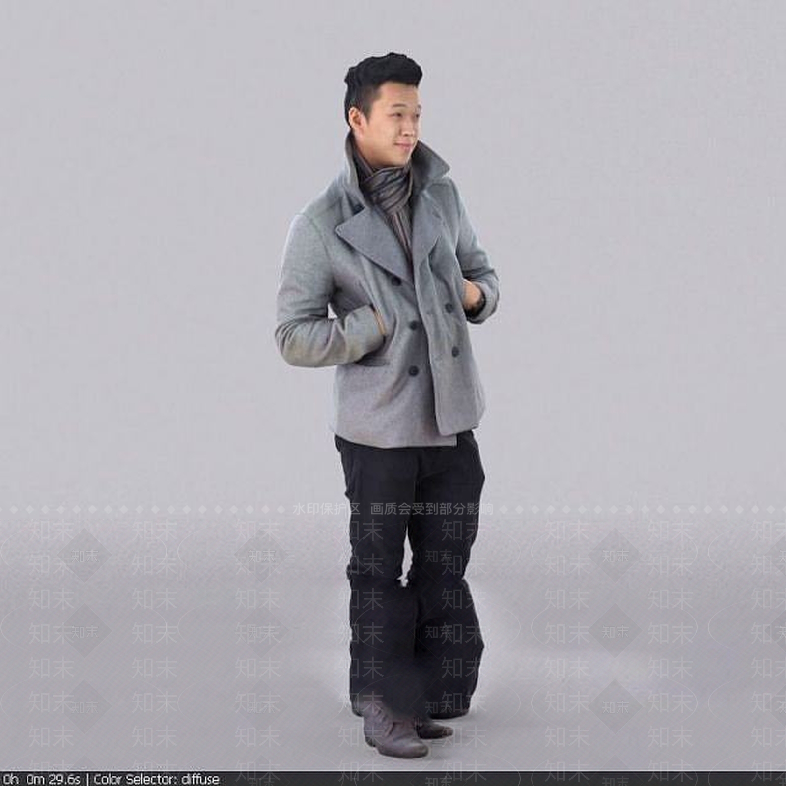 现代男人3D模型下载【ID:1188811895】