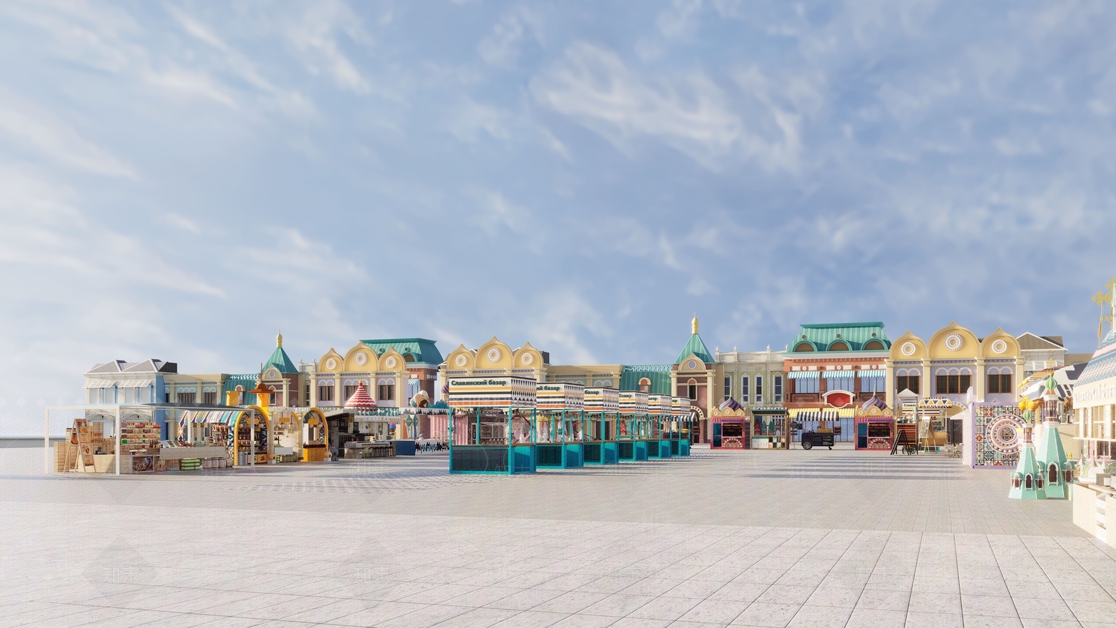 法式欧式风格建筑SU模型下载【ID:1188815158】