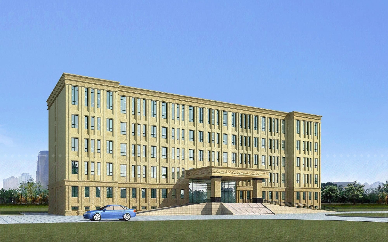 现代其他建筑外观3D模型下载【ID:1189606631】