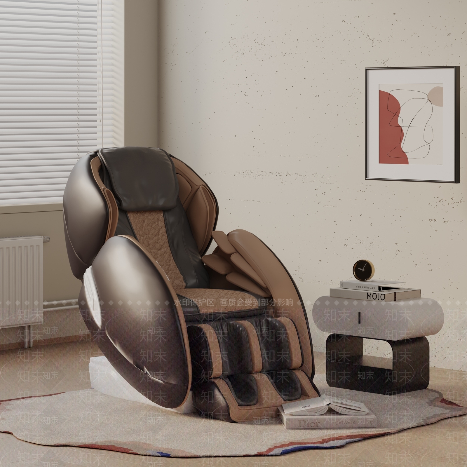 现代按摩椅3D模型下载【ID:1188823146】