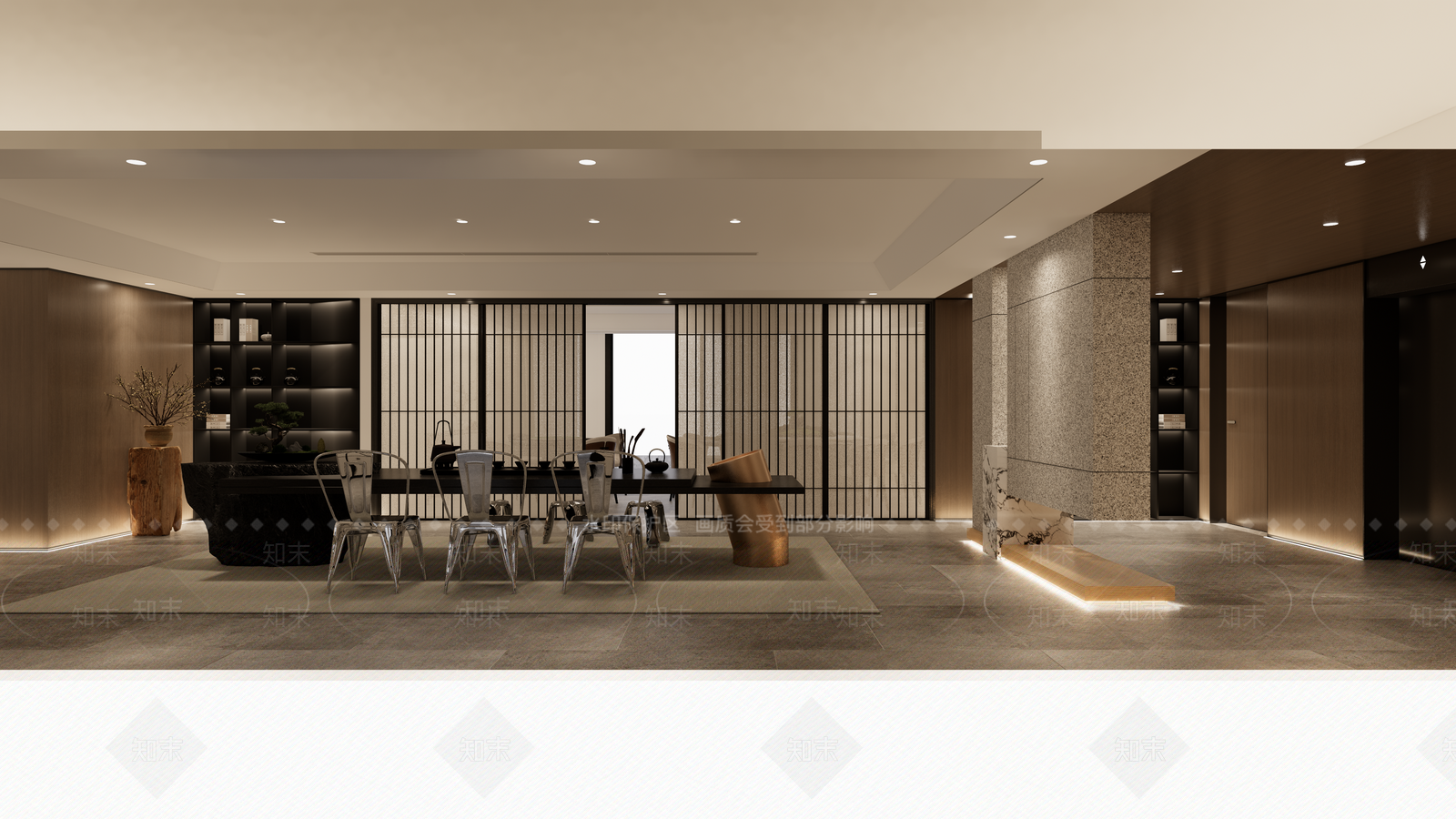 新中式中式会所SU模型下载【ID:1188824676】