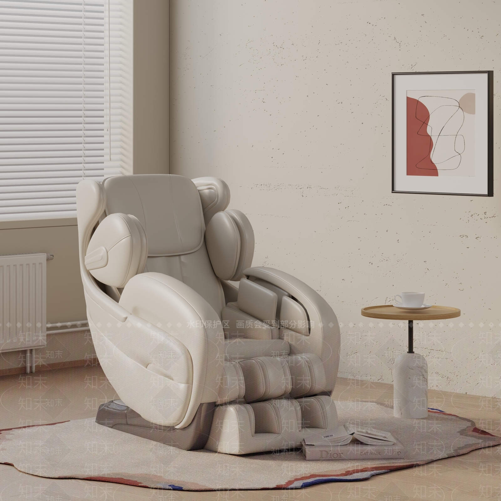 现代按摩椅3D模型下载【ID:1188824824】