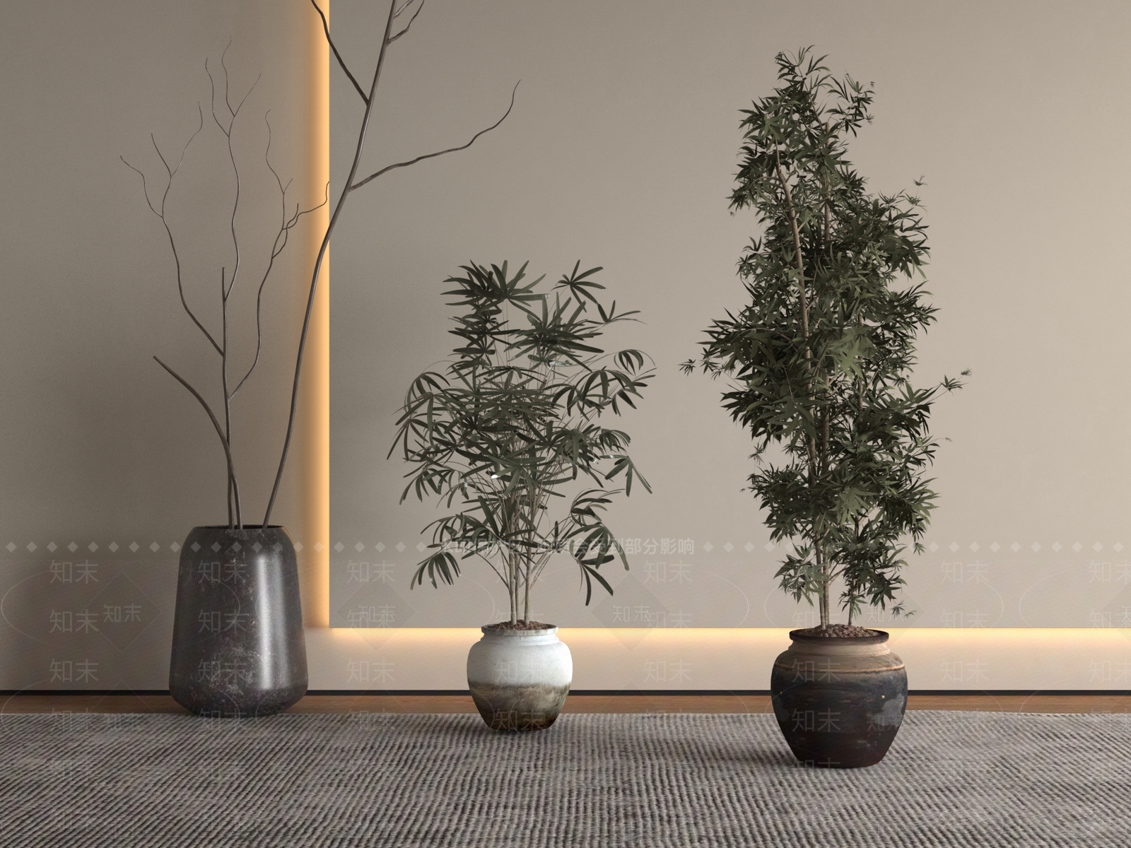 盆栽3D模型下载【ID:1188825531】