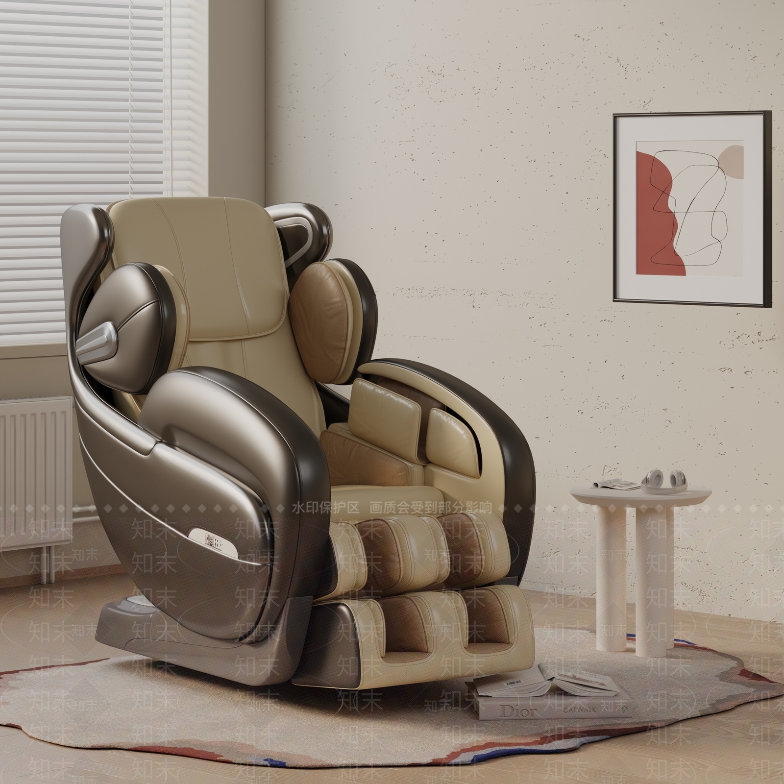 现代按摩椅3D模型下载【ID:1188826170】