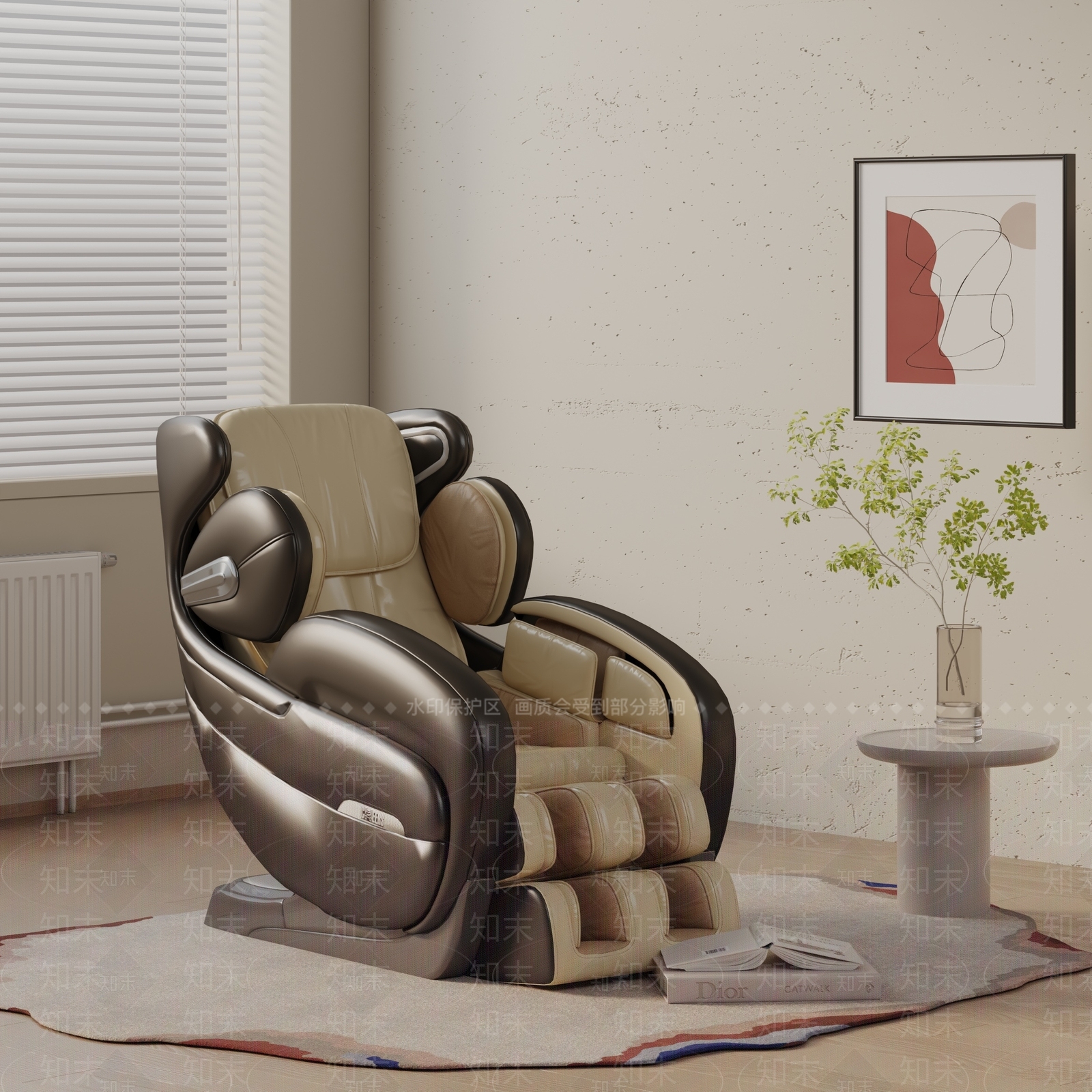 现代按摩椅3D模型下载【ID:1188827606】