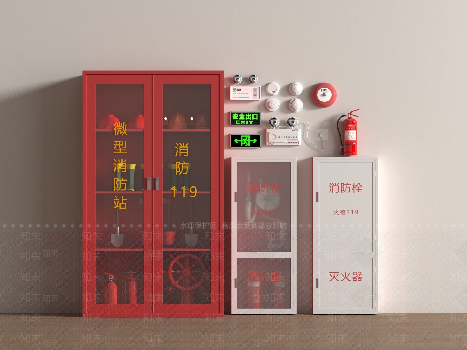 消防栓SU模型下载【ID:1188827880】