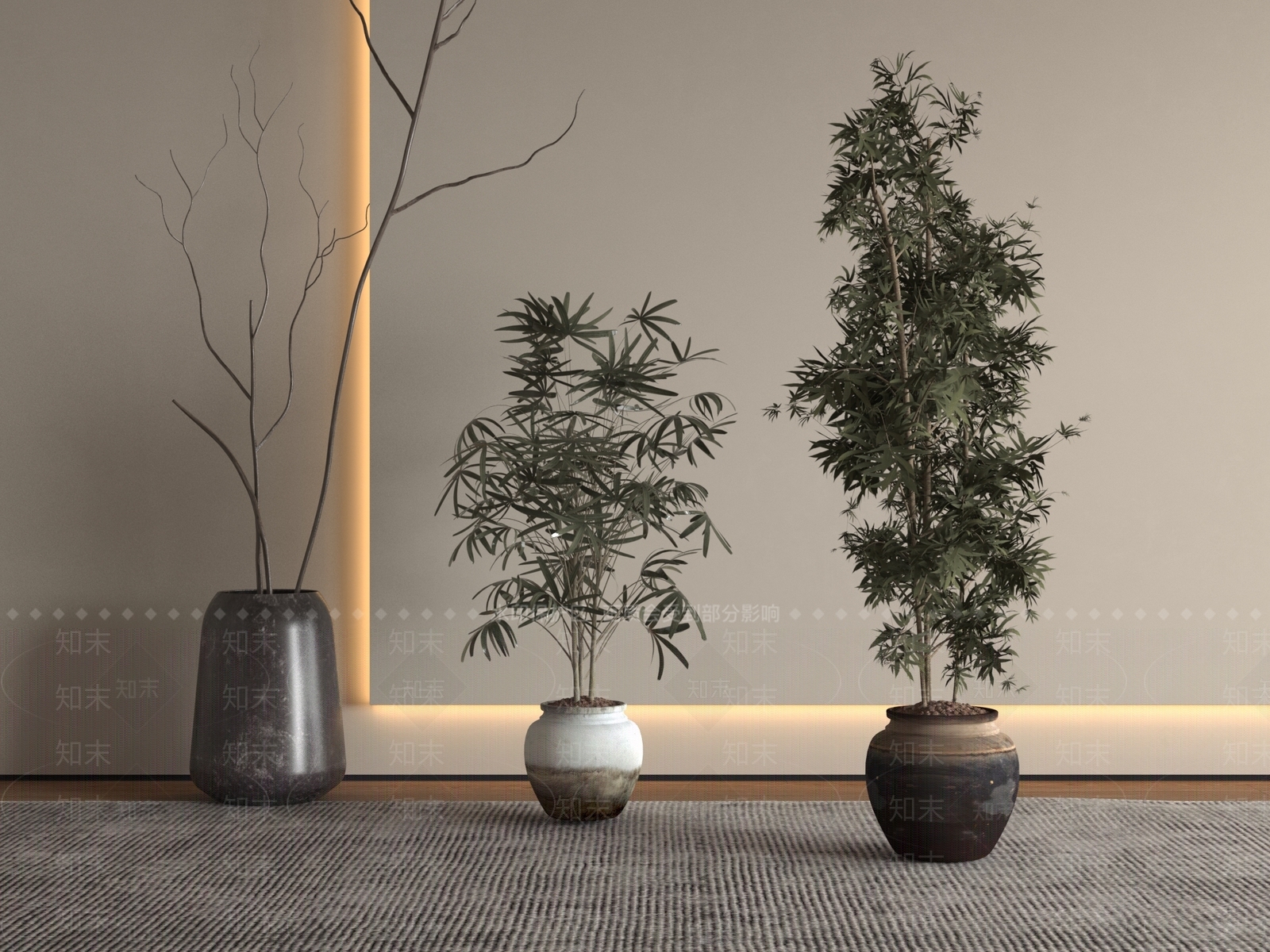 盆栽SU模型下载【ID:1188827937】