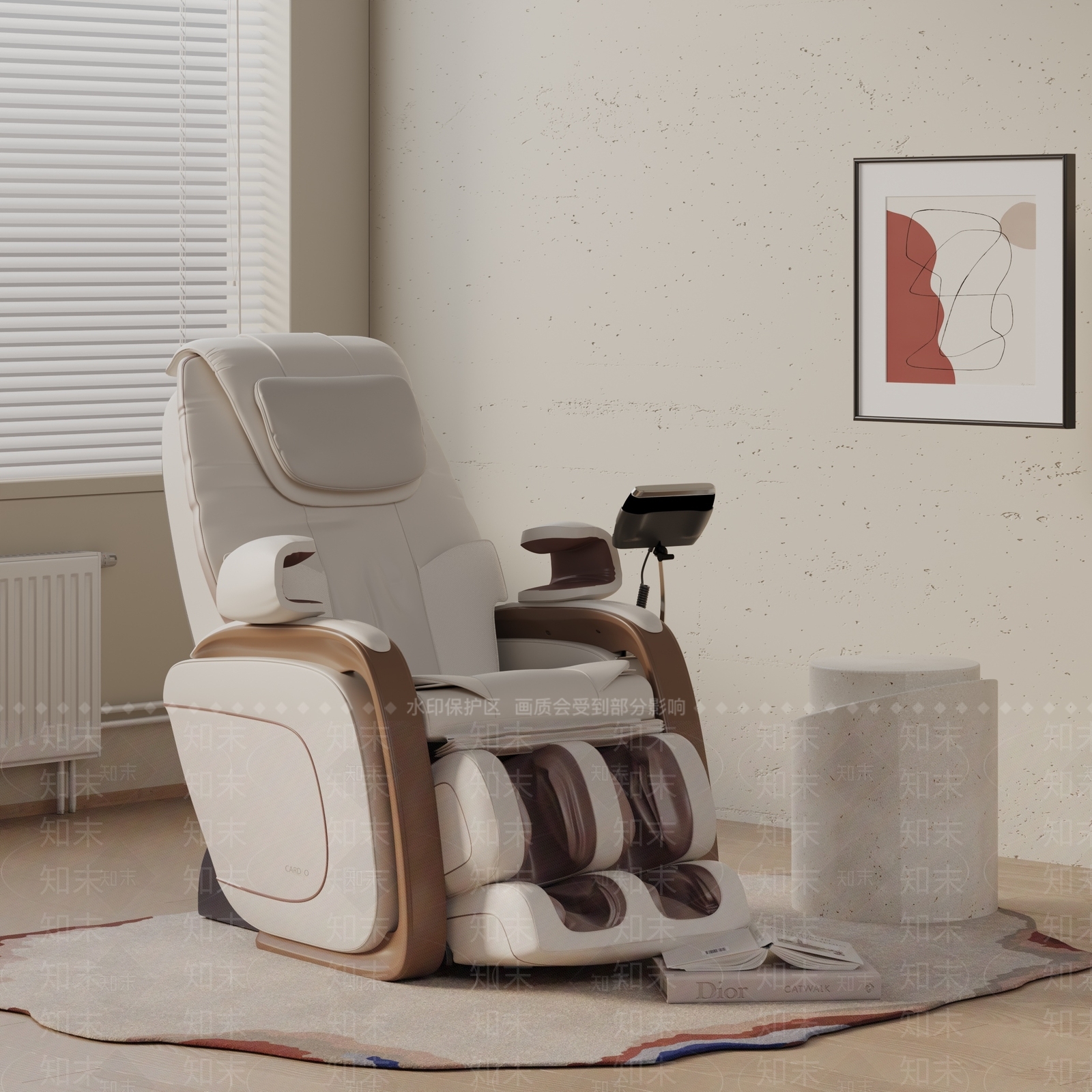现代按摩椅3D模型下载【ID:1188828606】