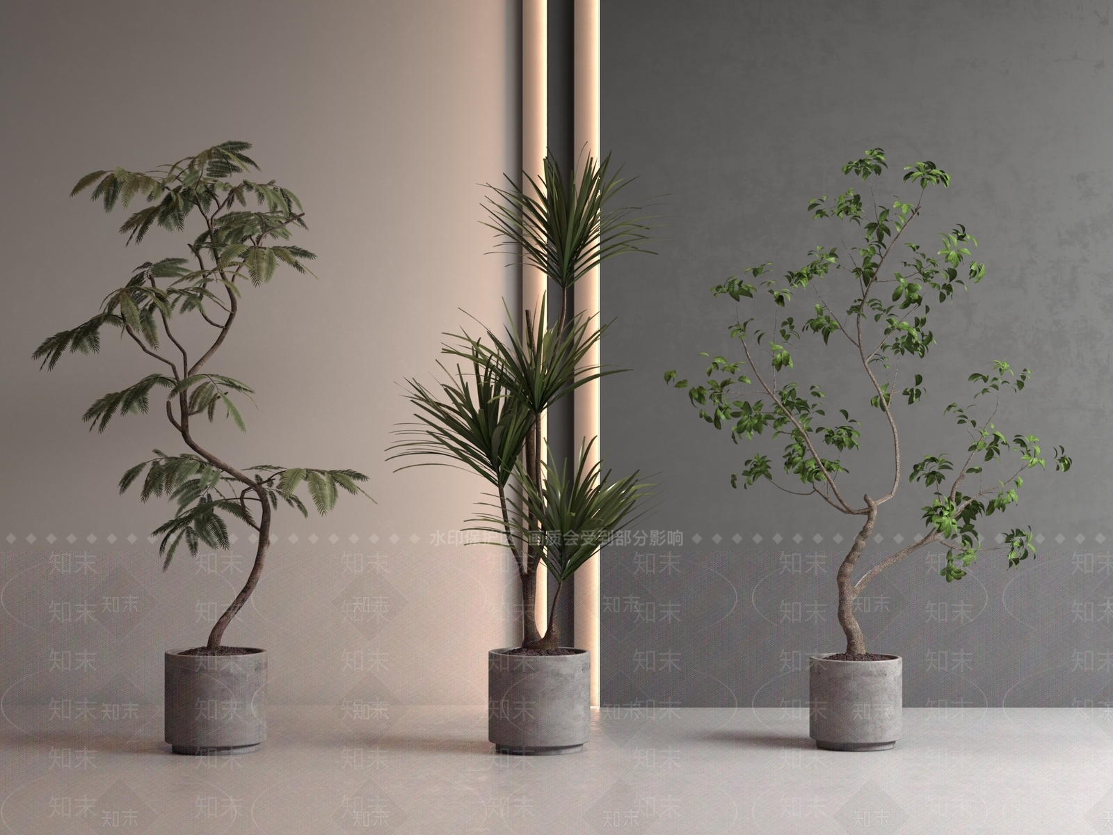 盆栽3D模型下载【ID:1188829811】