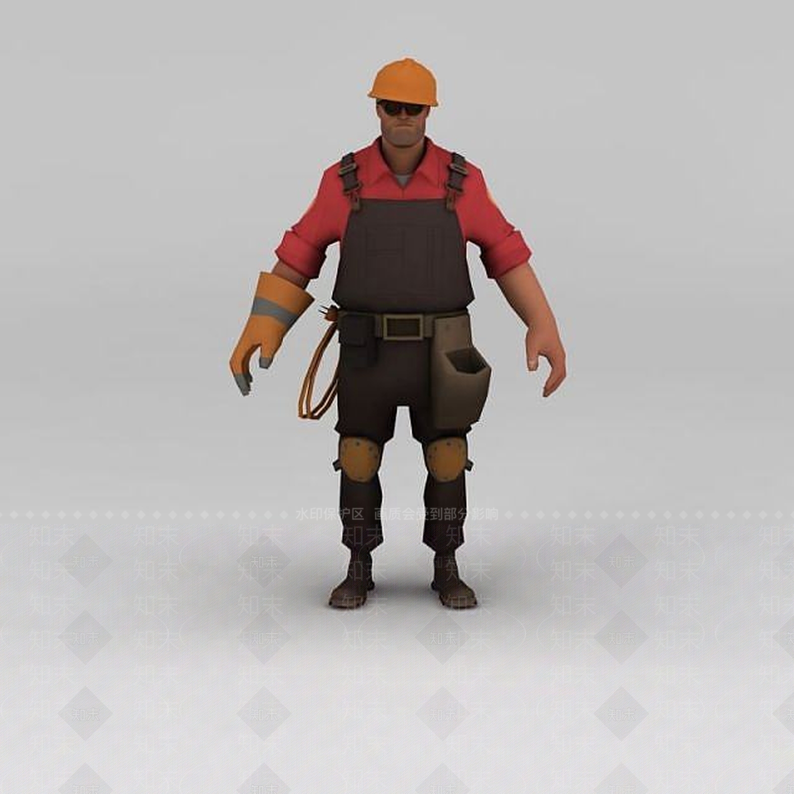 现代工人3D模型下载【ID:1188830476】