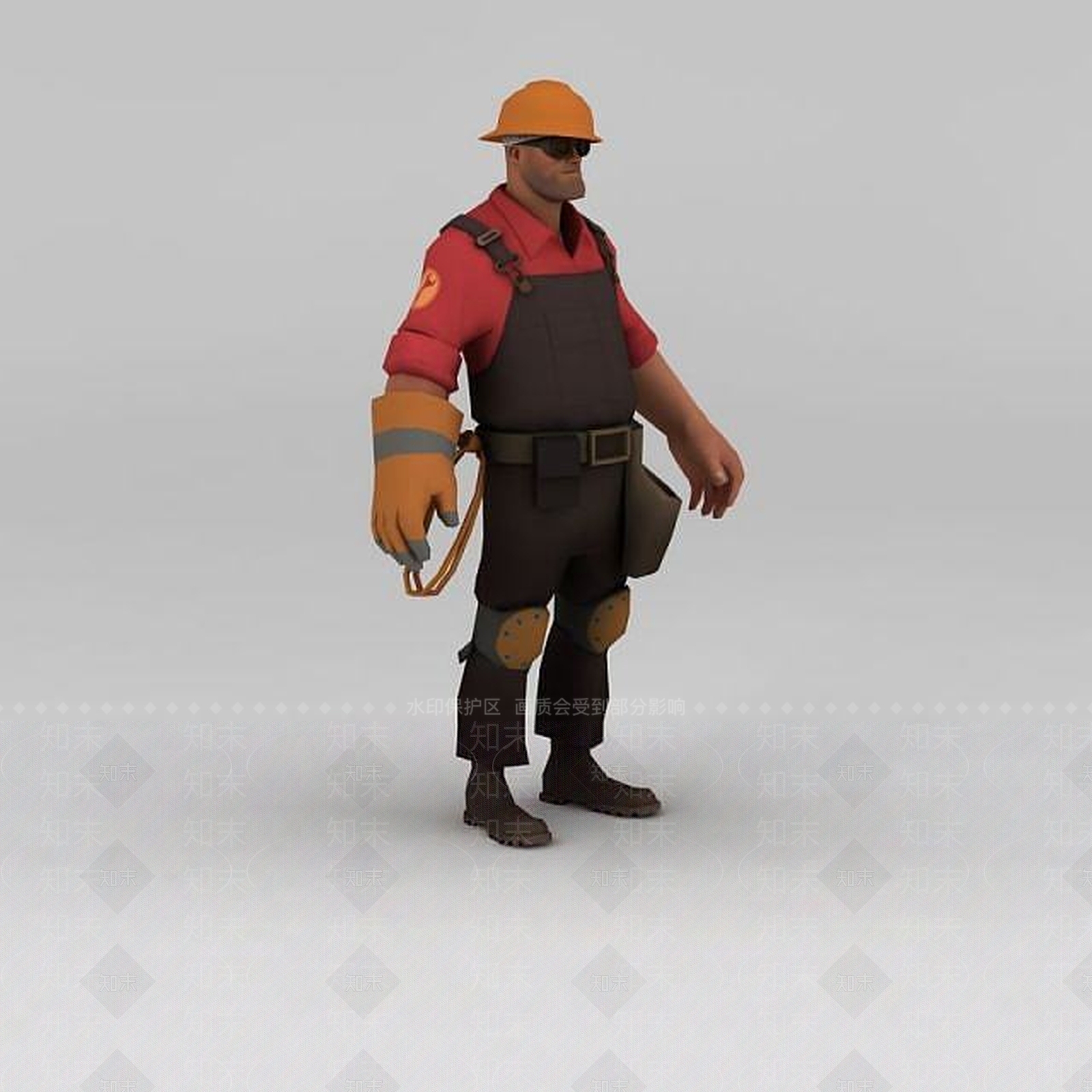 现代工人3D模型下载【ID:1188830476】