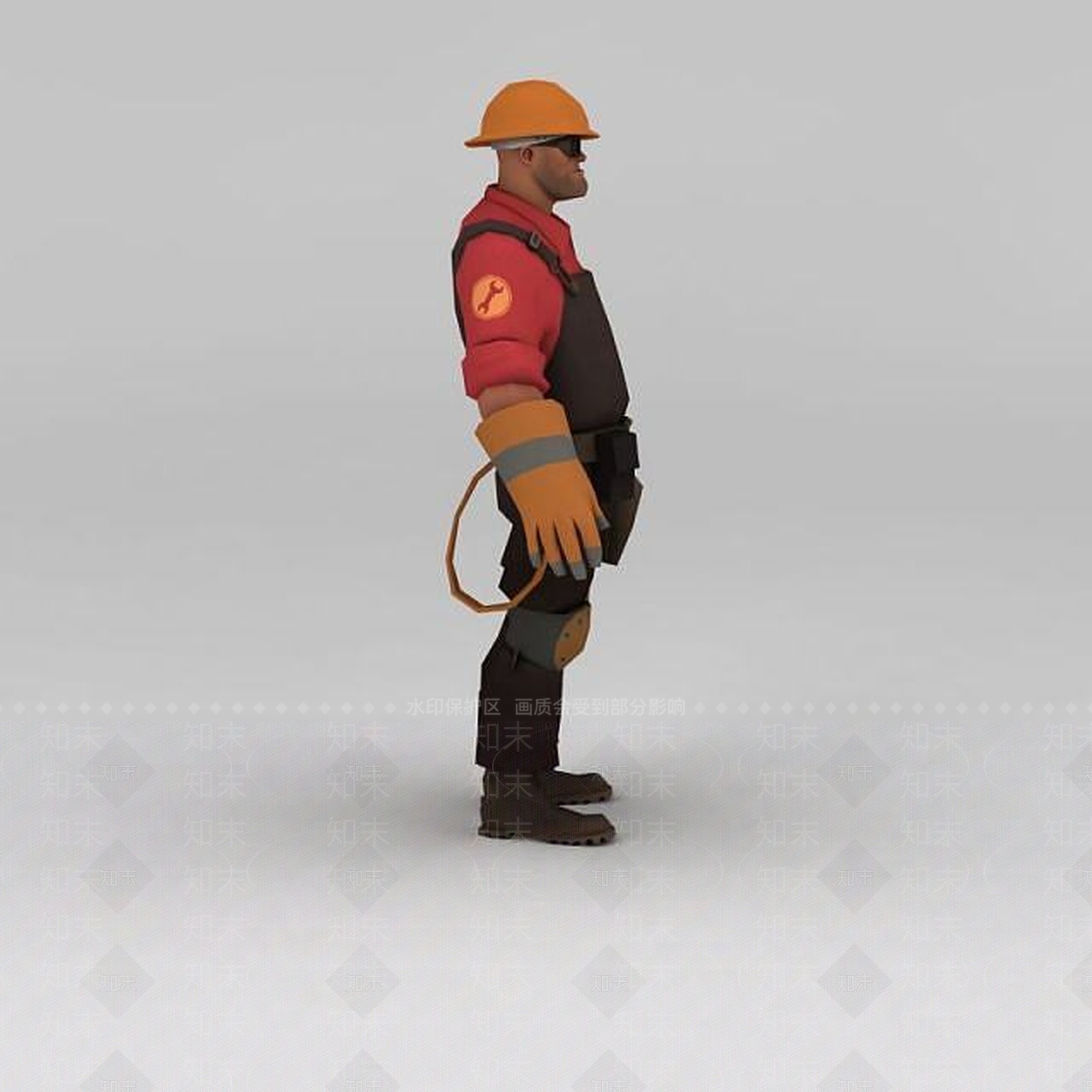 现代工人3D模型下载【ID:1188830476】
